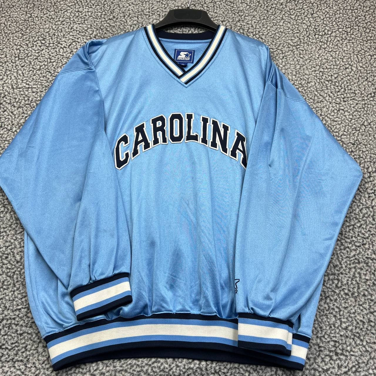Starter Vintage North Carolina Tar Heels Windbreaker Jacket Men XL Size US XL / EU 56 / 4 - 1 Thumbnail