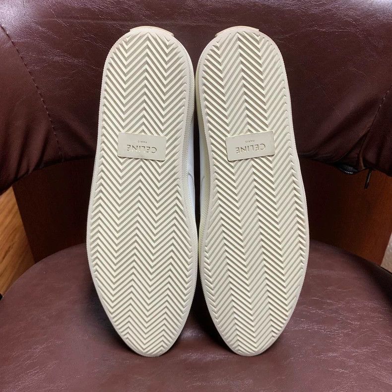 Celine Celine White Leather Casual Sneakers Size 41 Size US 9.5 / IT 39.5 - 7 Thumbnail