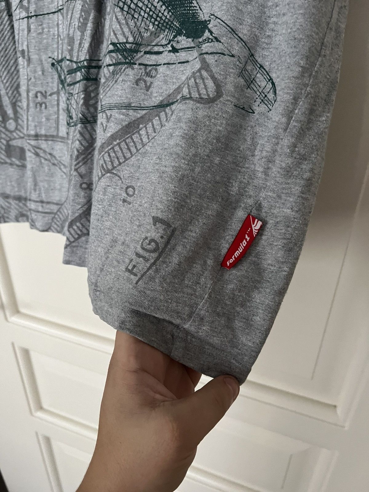 Formula 1 Vintage Racing Formula Uno Tee F1 T-Shirt Size US L / EU 52-54 / 3 - 8 Thumbnail