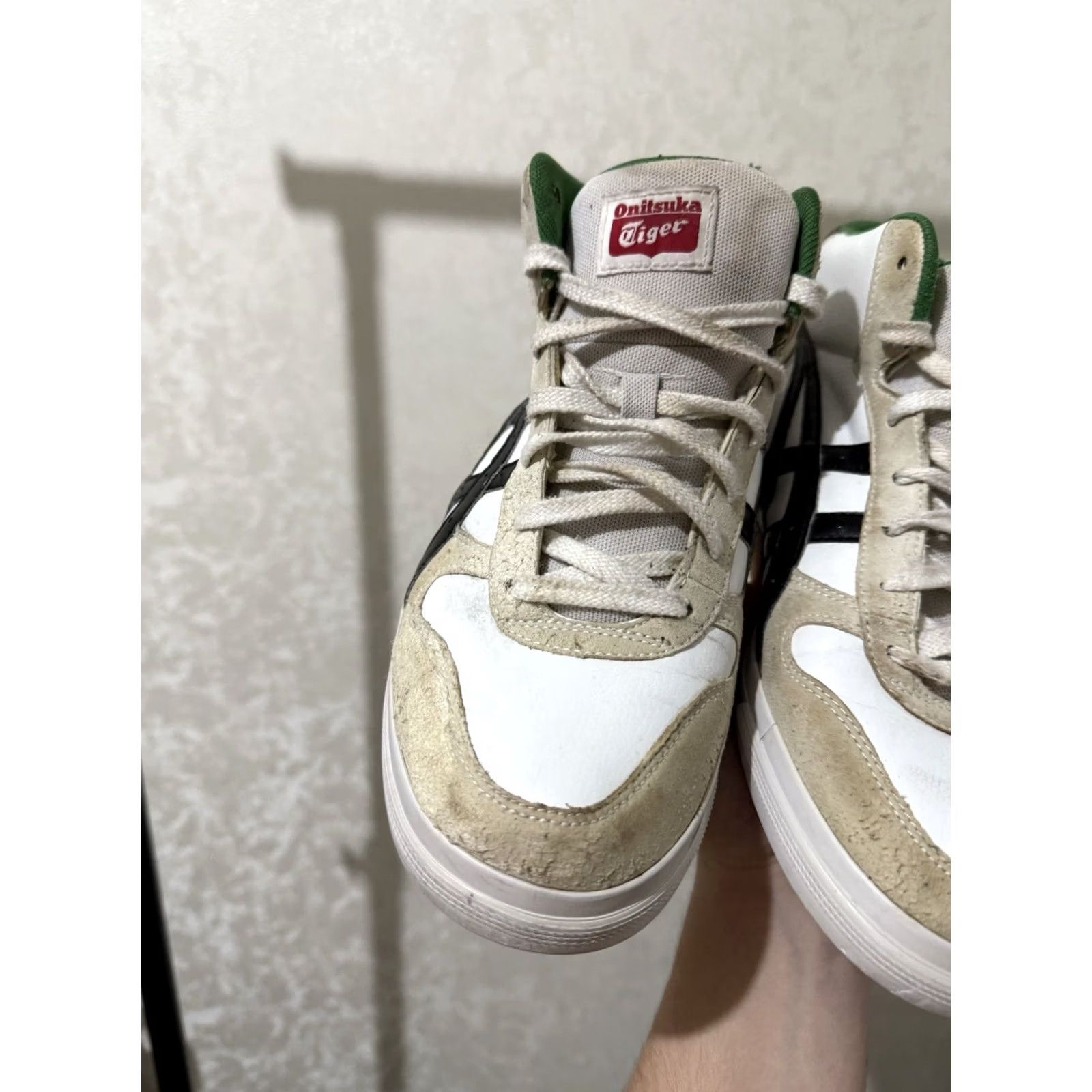 Onitsuka Tiger VINTAGE ASICS Onitsuka Tiger Aaron MT HIGH-TOP MEN’S SPORTS SNEAKERS Sz 44.5 White Leather Sneakers Mens 90s Athletic Size US 10 / EU 43 - 5 Thumbnail