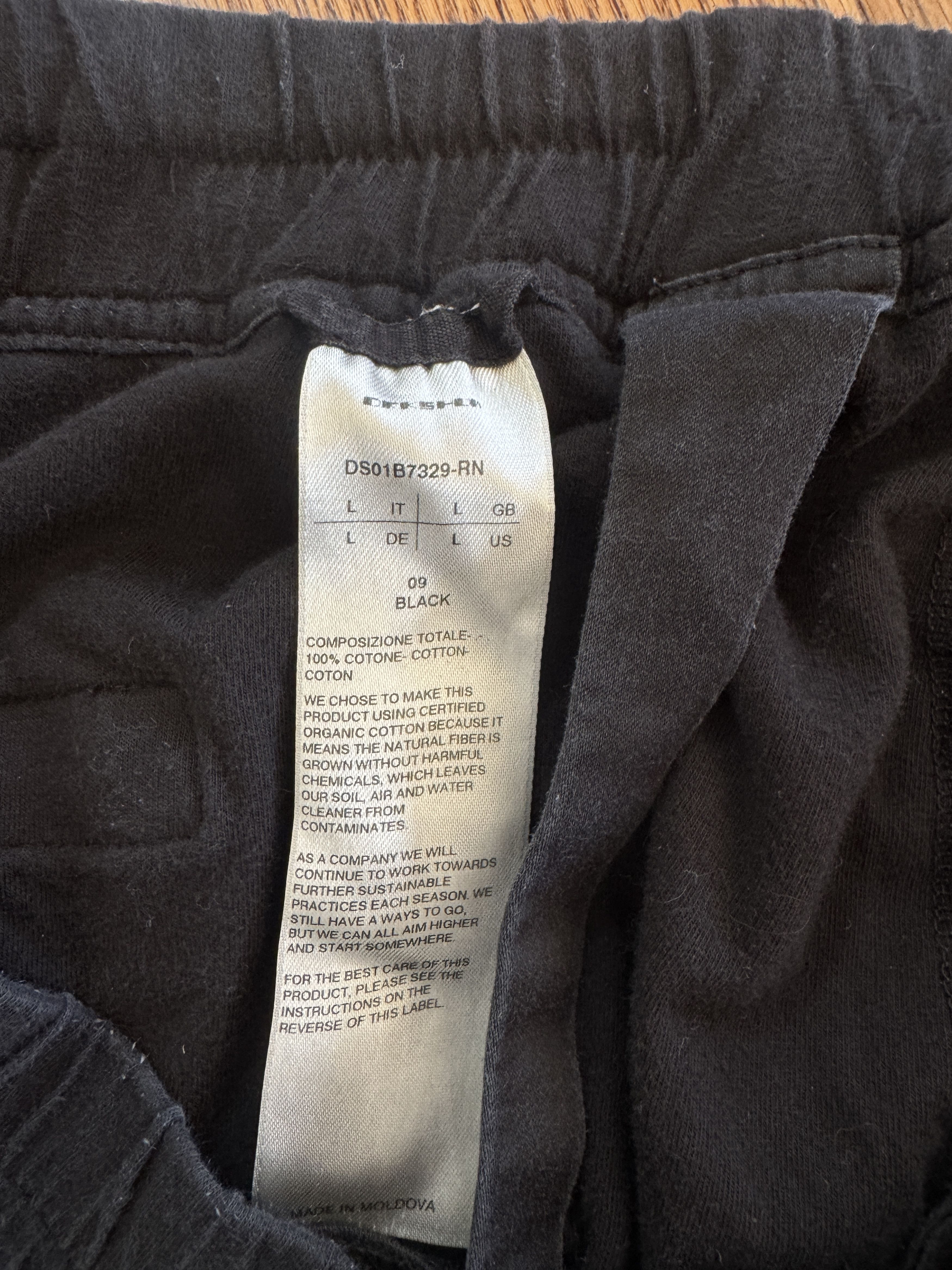 Rick Owens Drkshdw Rick Owens Black Lounge Pant Size US 32 / EU 48 - 9 Thumbnail