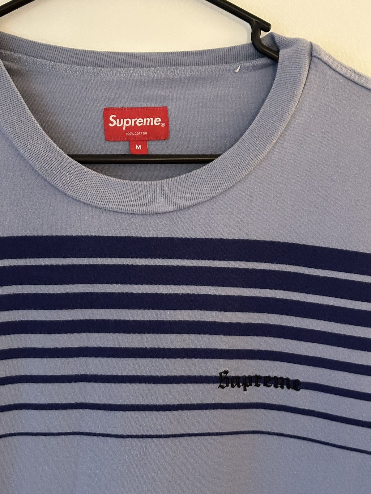 Supreme Supreme Fade Stripe L/S Top Tee Size US M / EU 48-50 / 2 - 2 Thumbnail