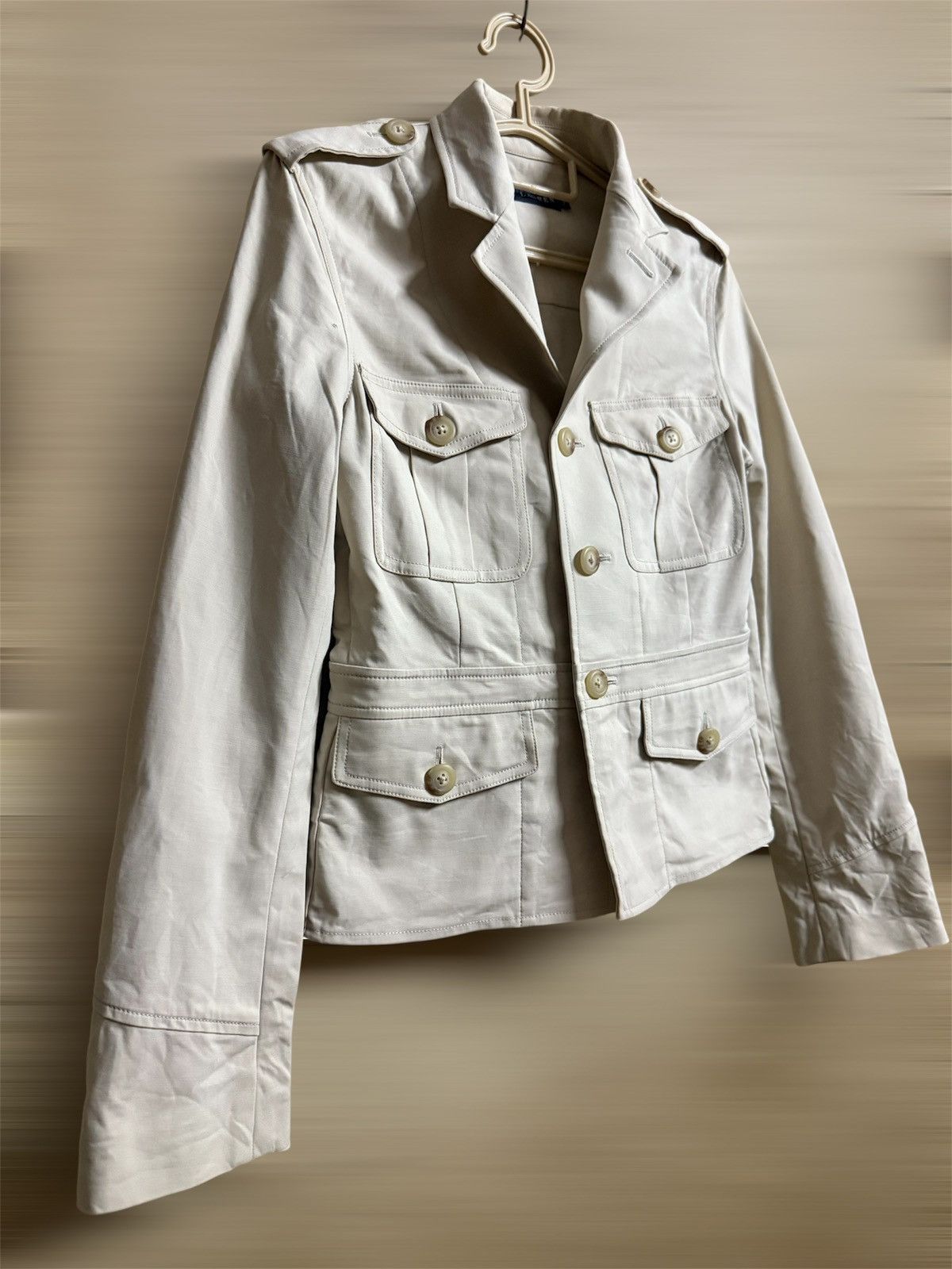 Polo Ralph Lauren Vintage Wool Jacket RALPH LAUREN by POLO RALPH LAUREN Size S / US 4 / IT 40 - 4 Thumbnail