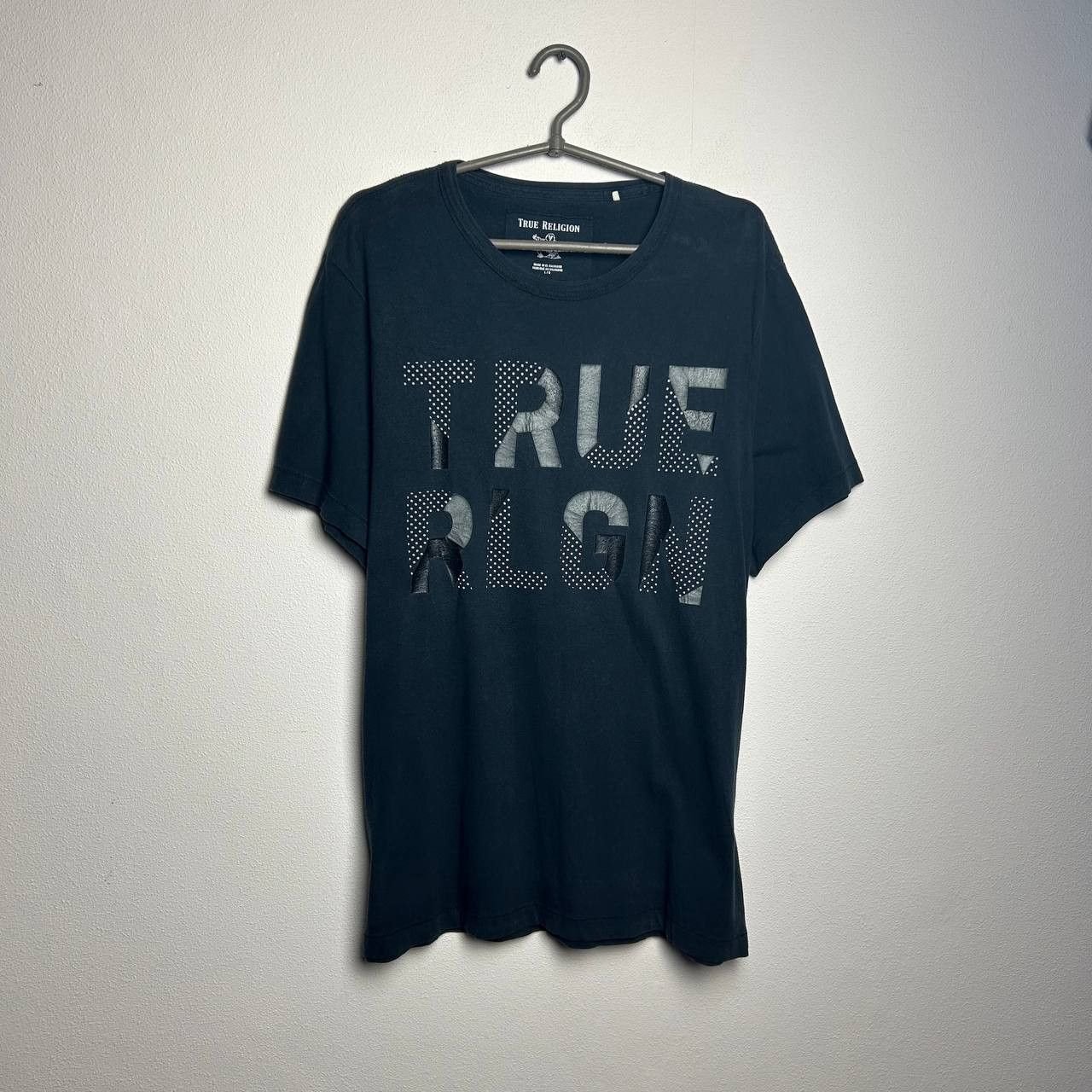 True Religion Mens True Religion big logo y2k japan tee size L Size US L / EU 52-54 / 3 - 1 Thumbnail