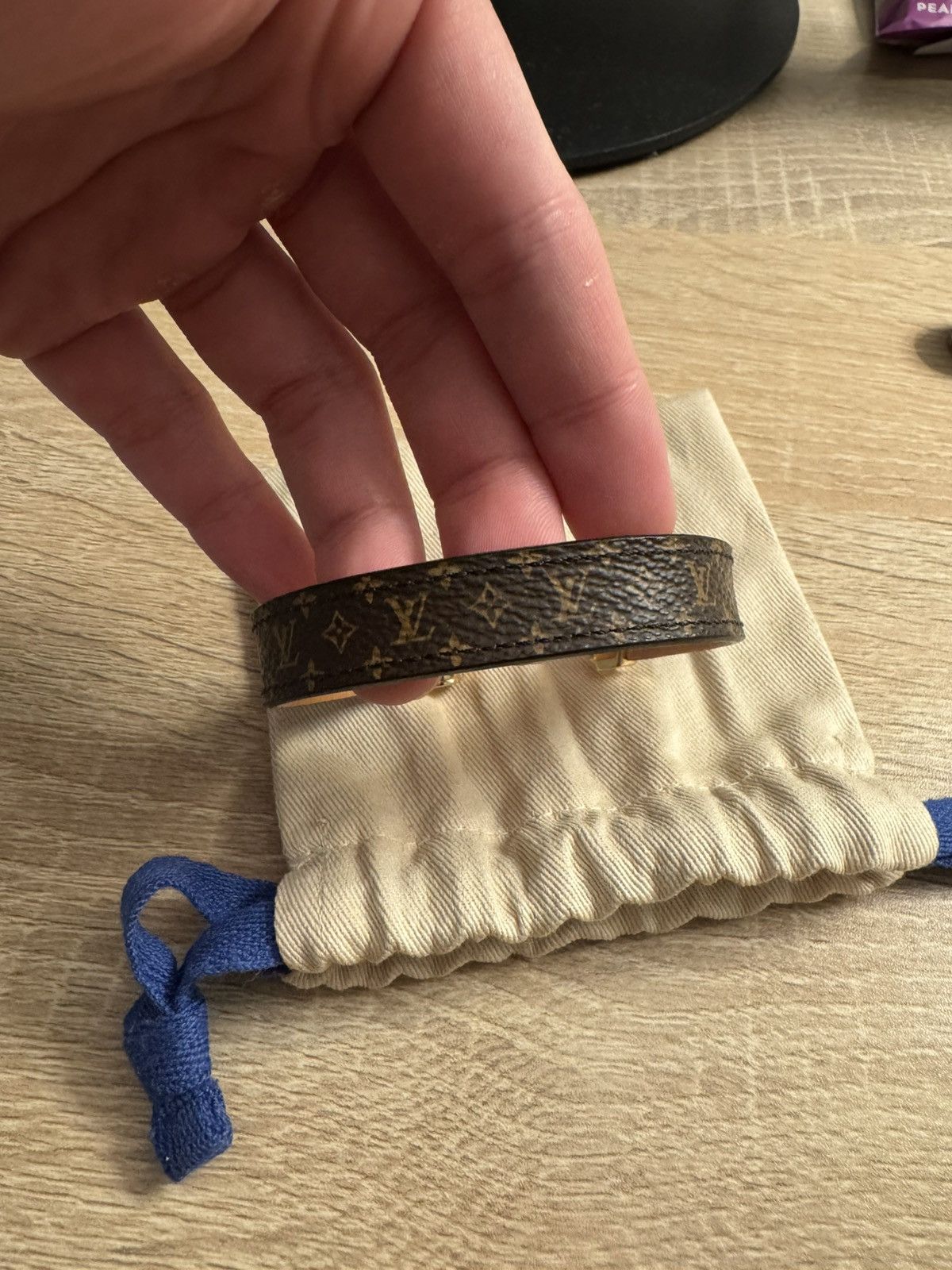 Louis Vuitton Louis Vuitton Nano Monogram Leather Bracelet Size ONE SIZE - 2 Thumbnail