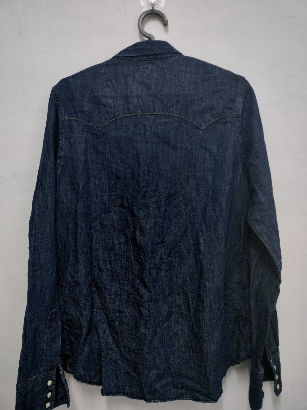 Needles Needles western shirt indigo snap button Size US S / EU 44-46 / 1 - 2 Thumbnail