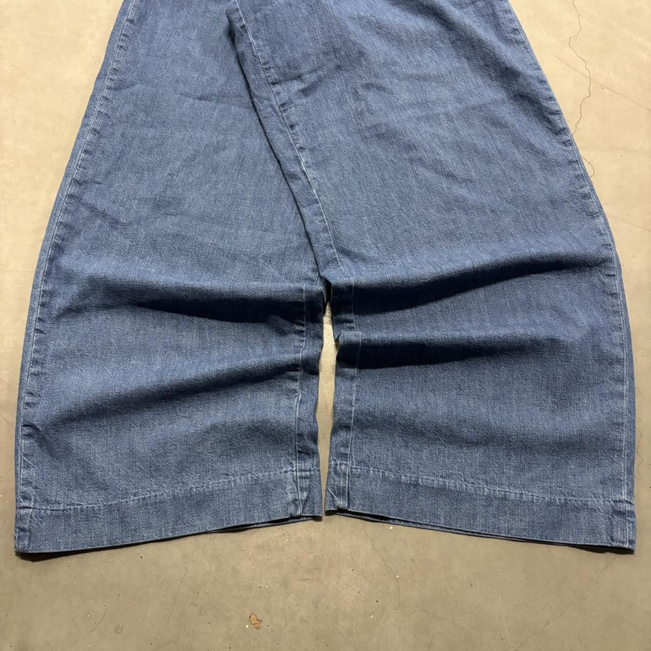 Old Navy Crazy Vintage Y2K/2000s Super Baggy Wideleg Old Navy Medium Blue Wash Denim Jeans! Size US 28 / EU 44 - 2 Thumbnail