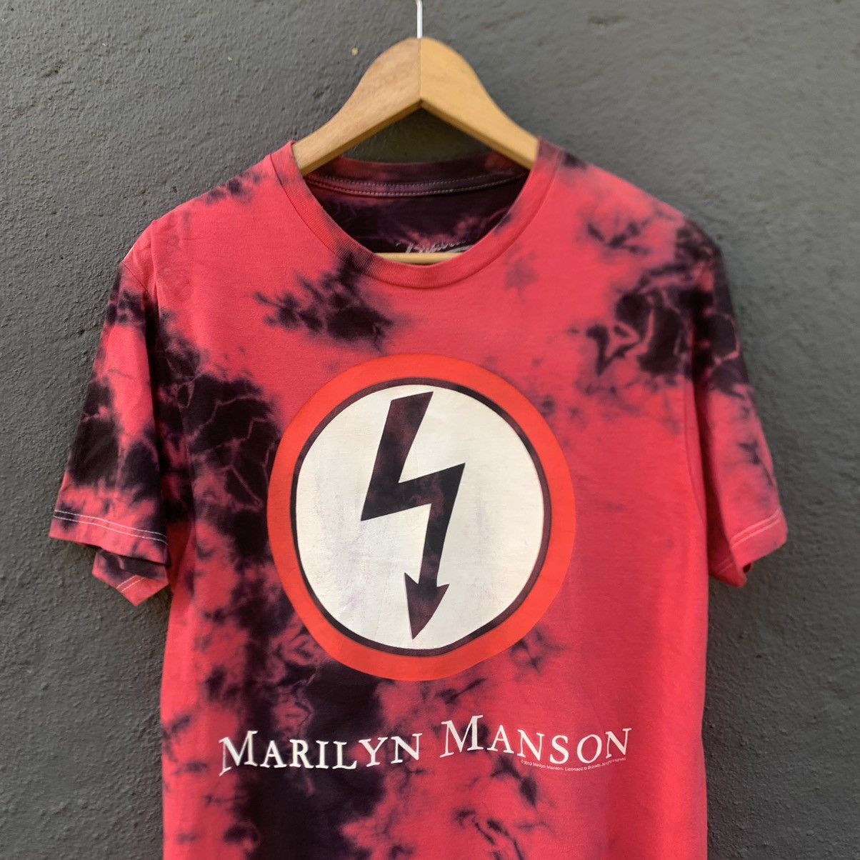 Band Tees 🔥Thrash🔥Marilyn Manson Tie Dye Band Tee Size US M / EU 48-50 / 2 - 2 Thumbnail