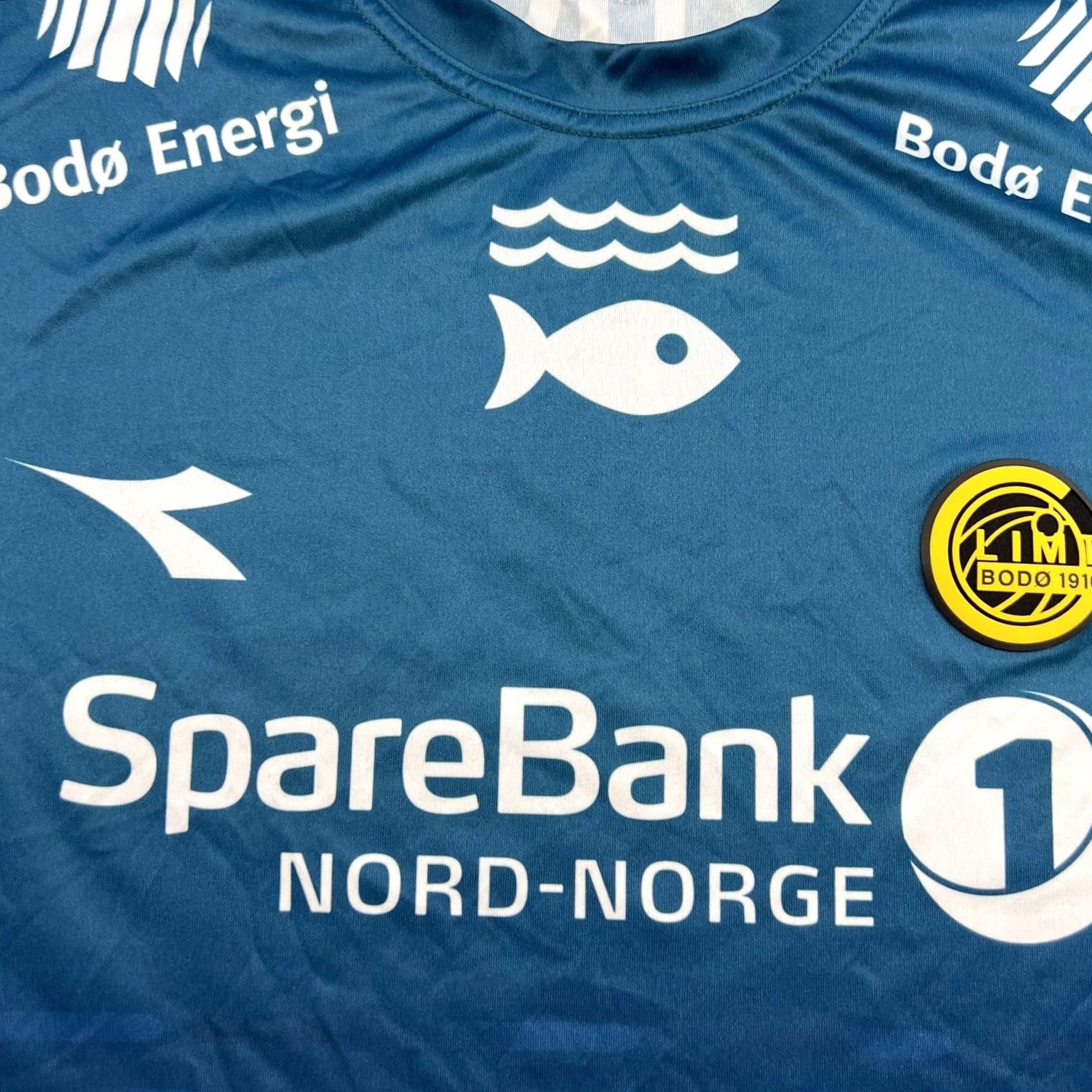 Diadora Diadora Bodo Glimt 2023 2024 Goalkeeper Football Jersey Men Sz L Blue Size US L / EU 52-54 / 3 - 5 Thumbnail