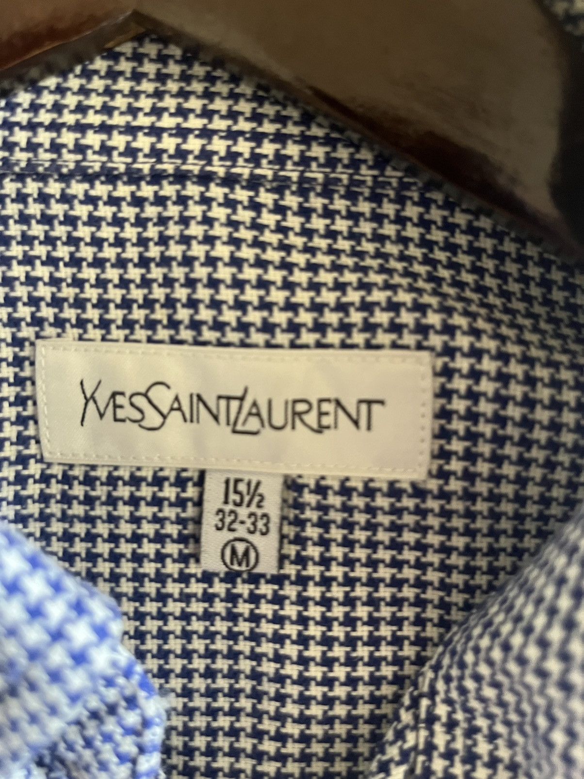 Yves Saint Laurent YSL Houndstooth button up medium Size US M / EU 48-50 / 2 - 5 Thumbnail