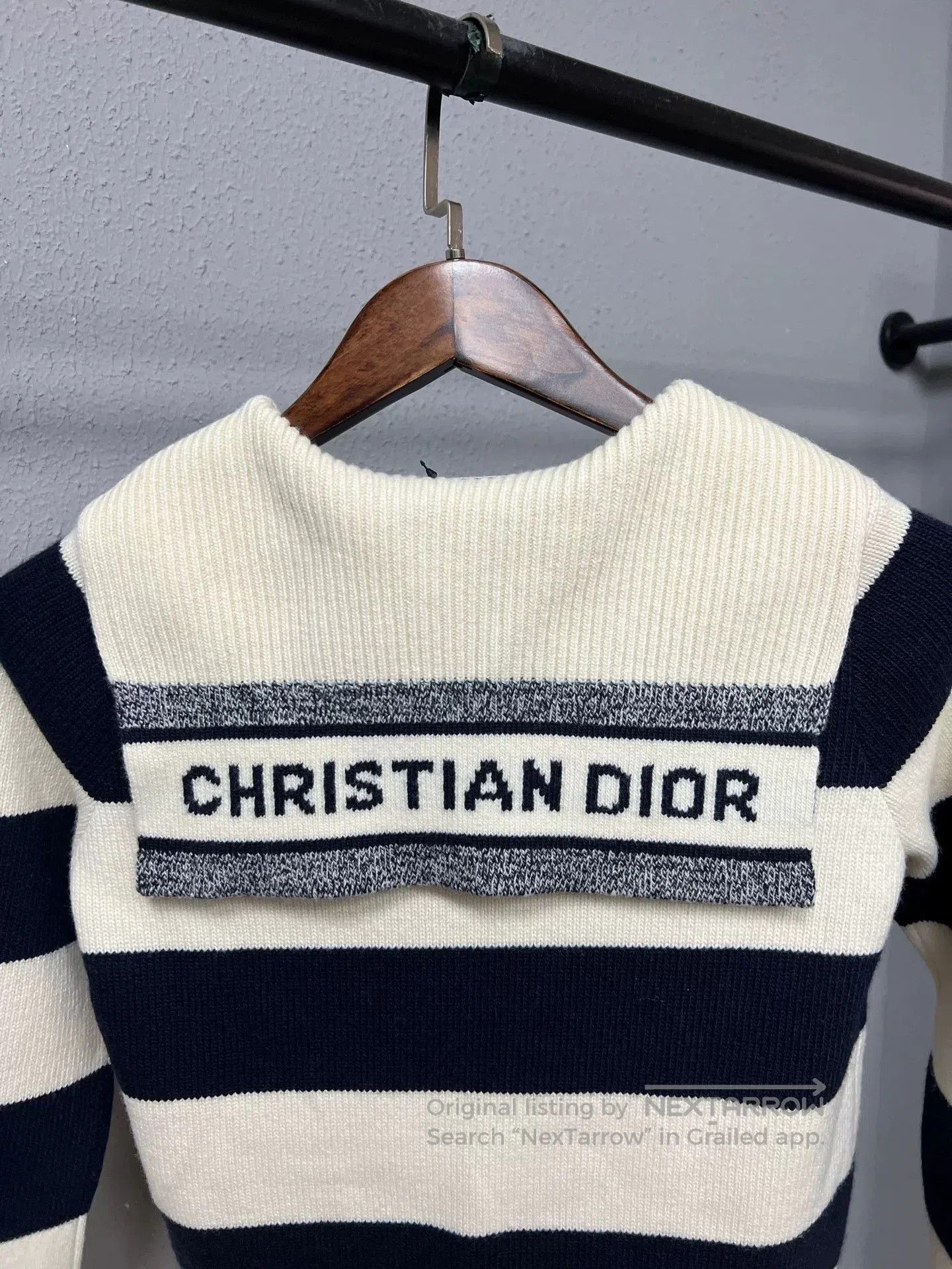 Dior Dior Black and White Striped Knit Sweater. Size S / US 4 / IT 40 - 3 Thumbnail