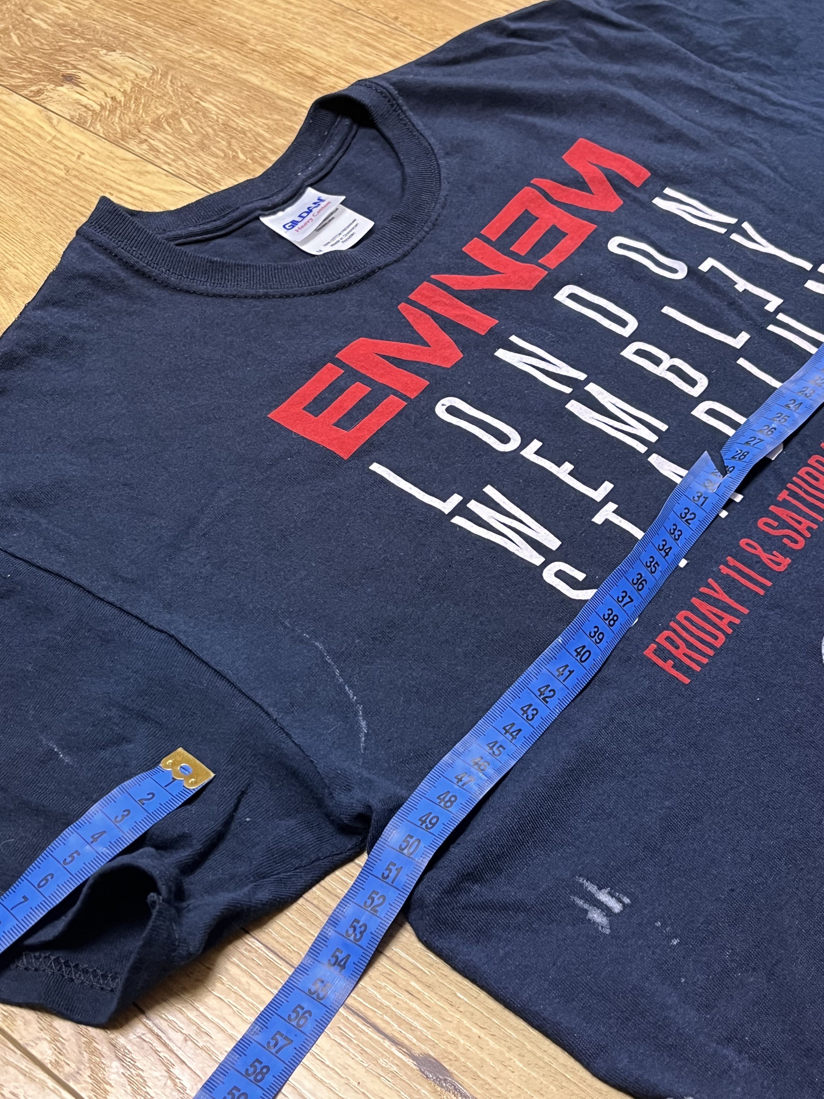 Rap Tees × Vintage Eminem Concert Tour London 2014 T-shirt Size US M / EU 48-50 / 2 - 3 Thumbnail