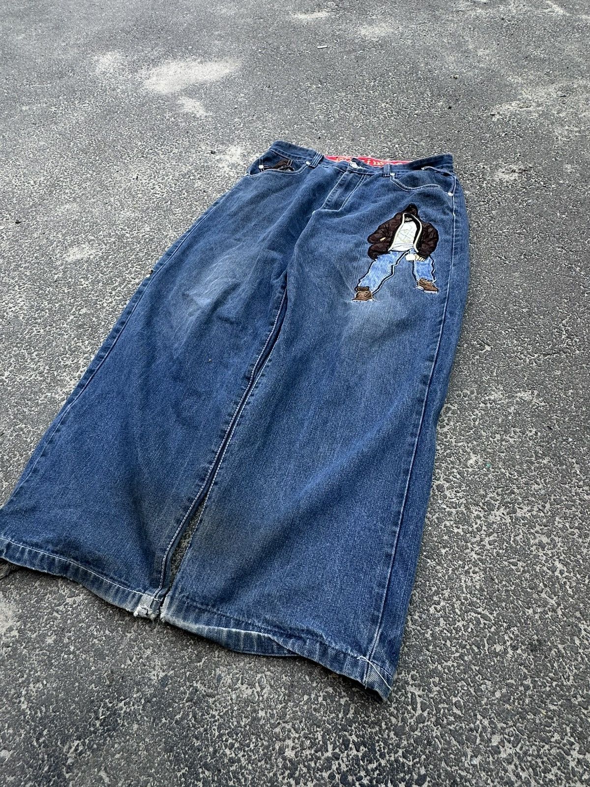 Other Baggy Rap Jeans JNCO Style 90s Wide Leg Size US 34 / EU 50 - 6 Thumbnail