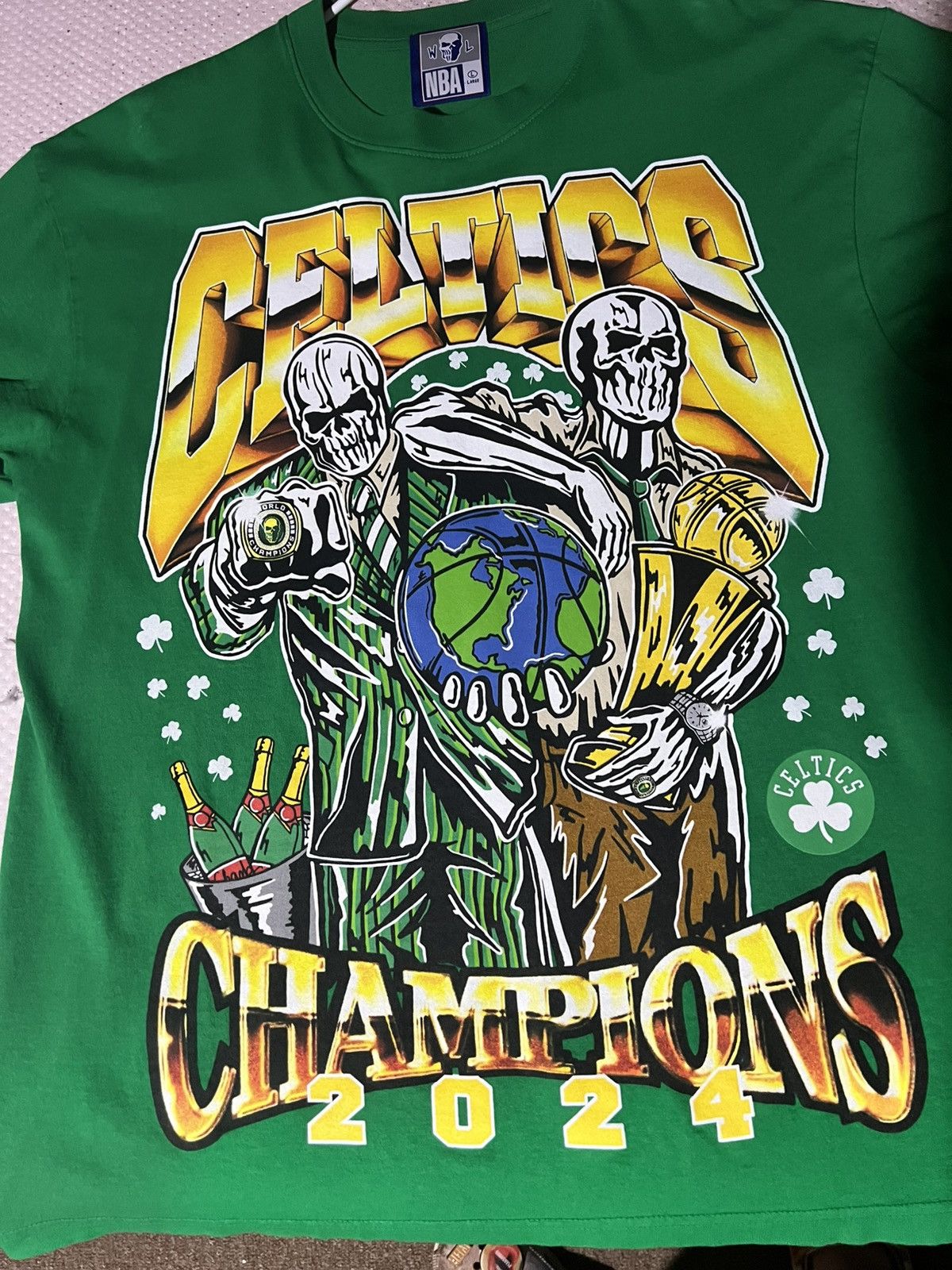 NBA × Warren Lotas WARREN LOTAS x NBA CELTICS 2024 CHAMPIONS Size US L / EU 52-54 / 3 - 1 Thumbnail
