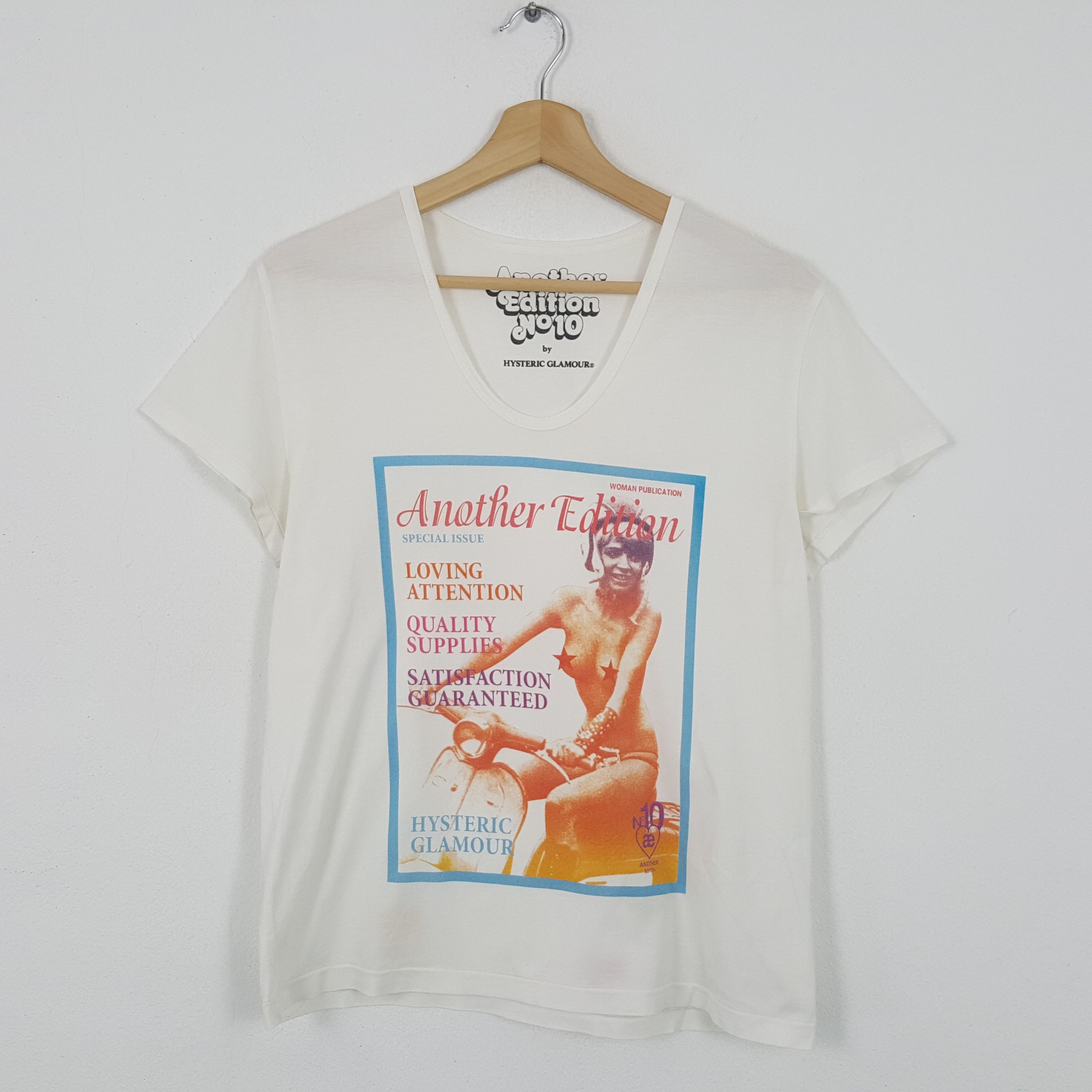 Hysteric Glamour × Japanese Brand Vintage HYSTERIC GLAMOUR Japanese Fashion Brand T-Shirts Size M / US 6-8 / IT 42-44 - 1 Thumbnail