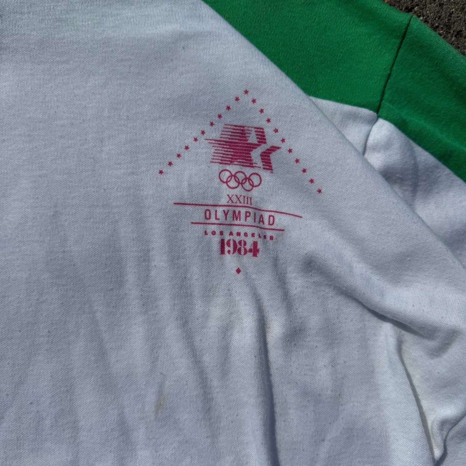Levi's 1984 Olympics Staff Ringer T-Shirt – Men’s Size L Size US L / EU 52-54 / 3 - 3 Thumbnail