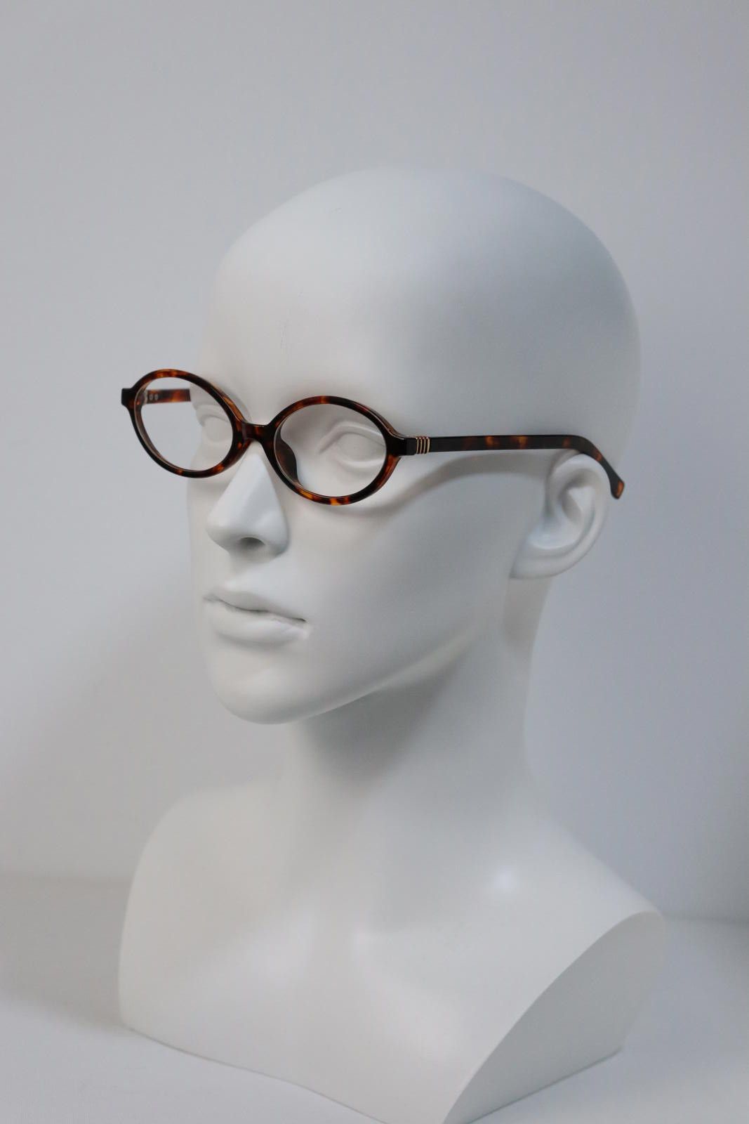 Other Y2k Retro Style Oval-frame tortoiseshell Brown Glasses OS Size ONE SIZE - 5 Thumbnail