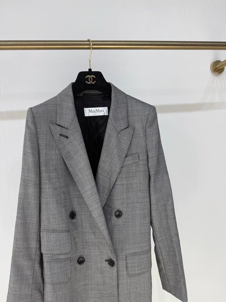 Max Mara max mara Checked wool suit jacket Size M / US 6-8 / IT 42-44 - 3 Thumbnail