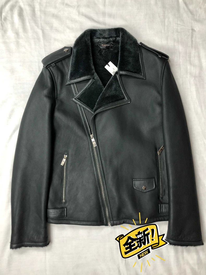 Versace Versace Fur one-piece leather jacket Size US M / EU 48-50 / 2 - 1 Thumbnail