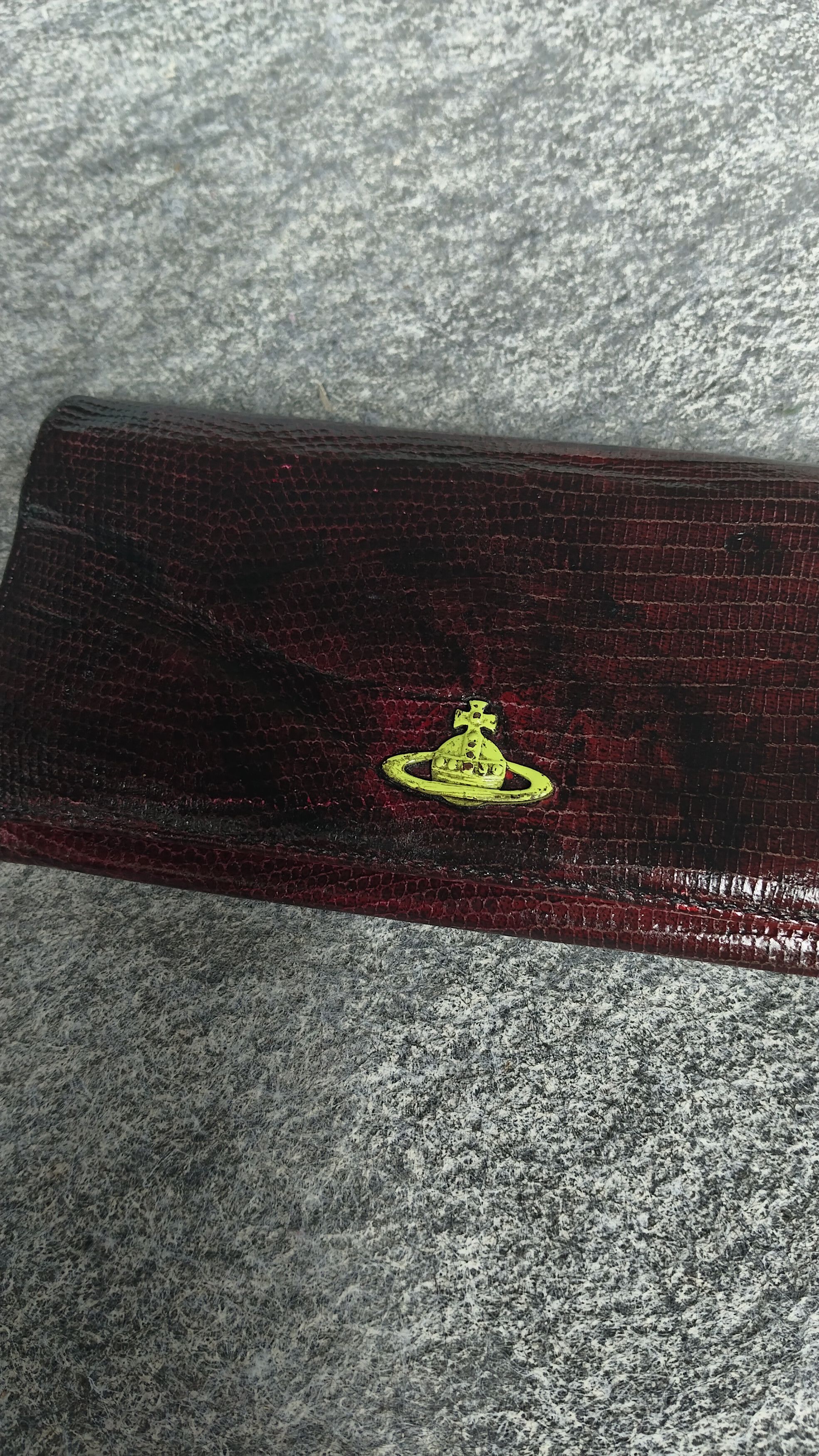 Vivienne Westwood Rare 🔥 Vivienne Westwood snake skin wallet maroon Size ONE SIZE - 4 Thumbnail