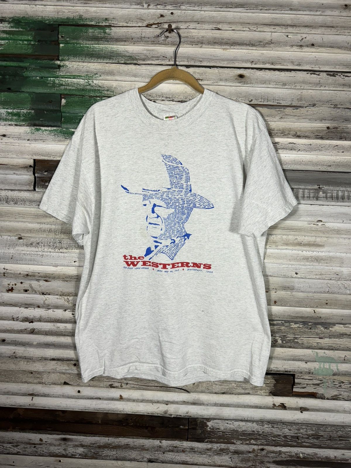 Vintage Vintage John Wayne Western Shirt Size US XL / EU 56 / 4 - 1 Thumbnail