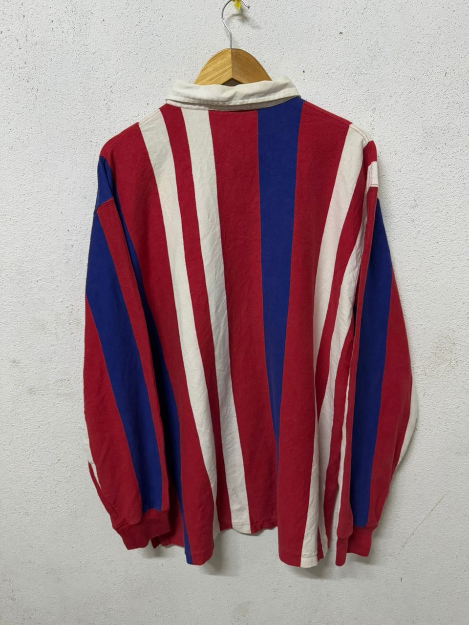 Polo Ralph Lauren 🔥Vintage polo ralph lauren rugby big size stripes colour Size US XXL / EU 58 / 5 - 5 Thumbnail