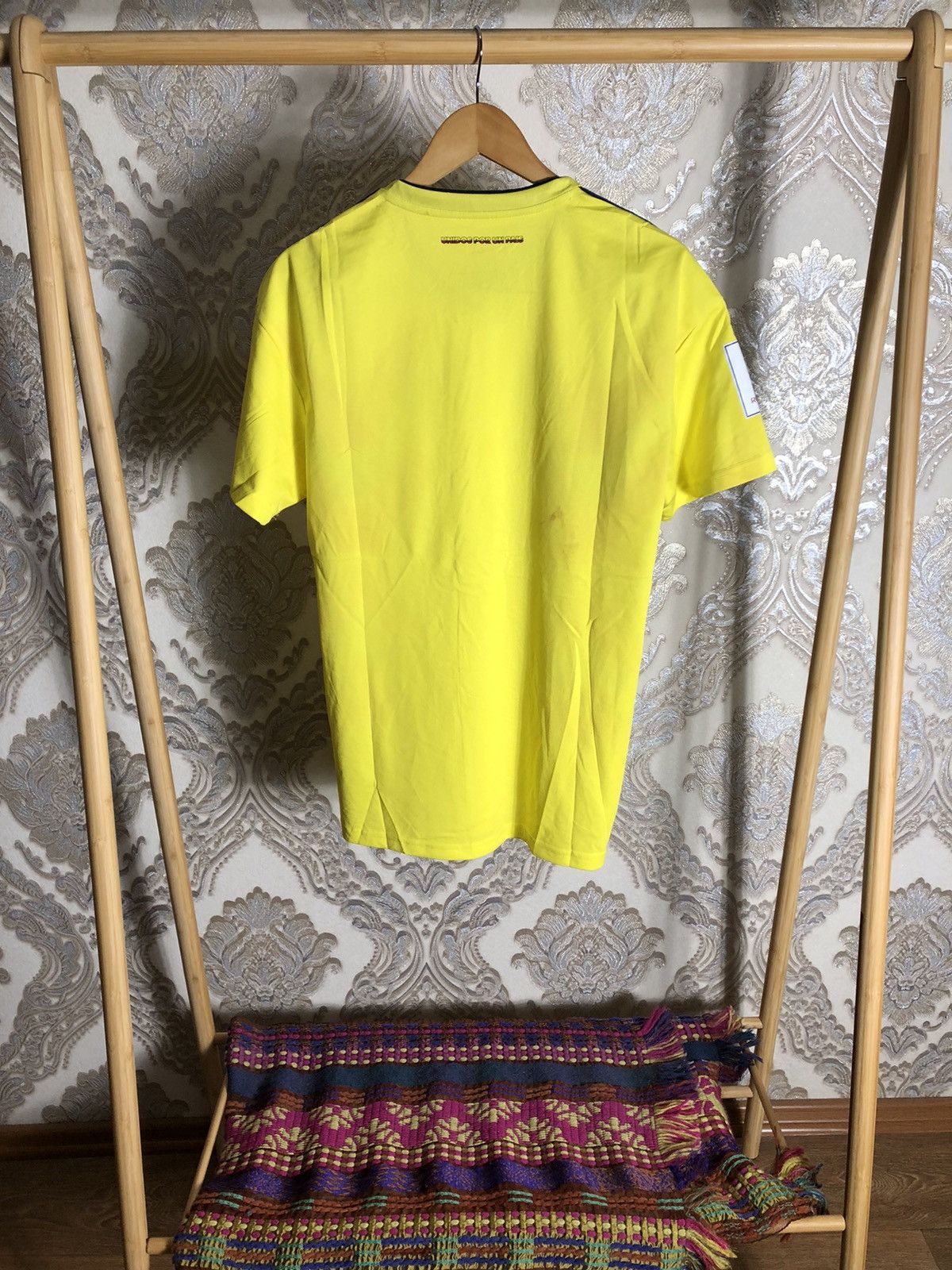 Vintage VERY RARE ADIDAS COLOMBIA SOCCER JERSEY RETRO BLOKE Y2K 90s Size US L / EU 52-54 / 3 - 7 Thumbnail
