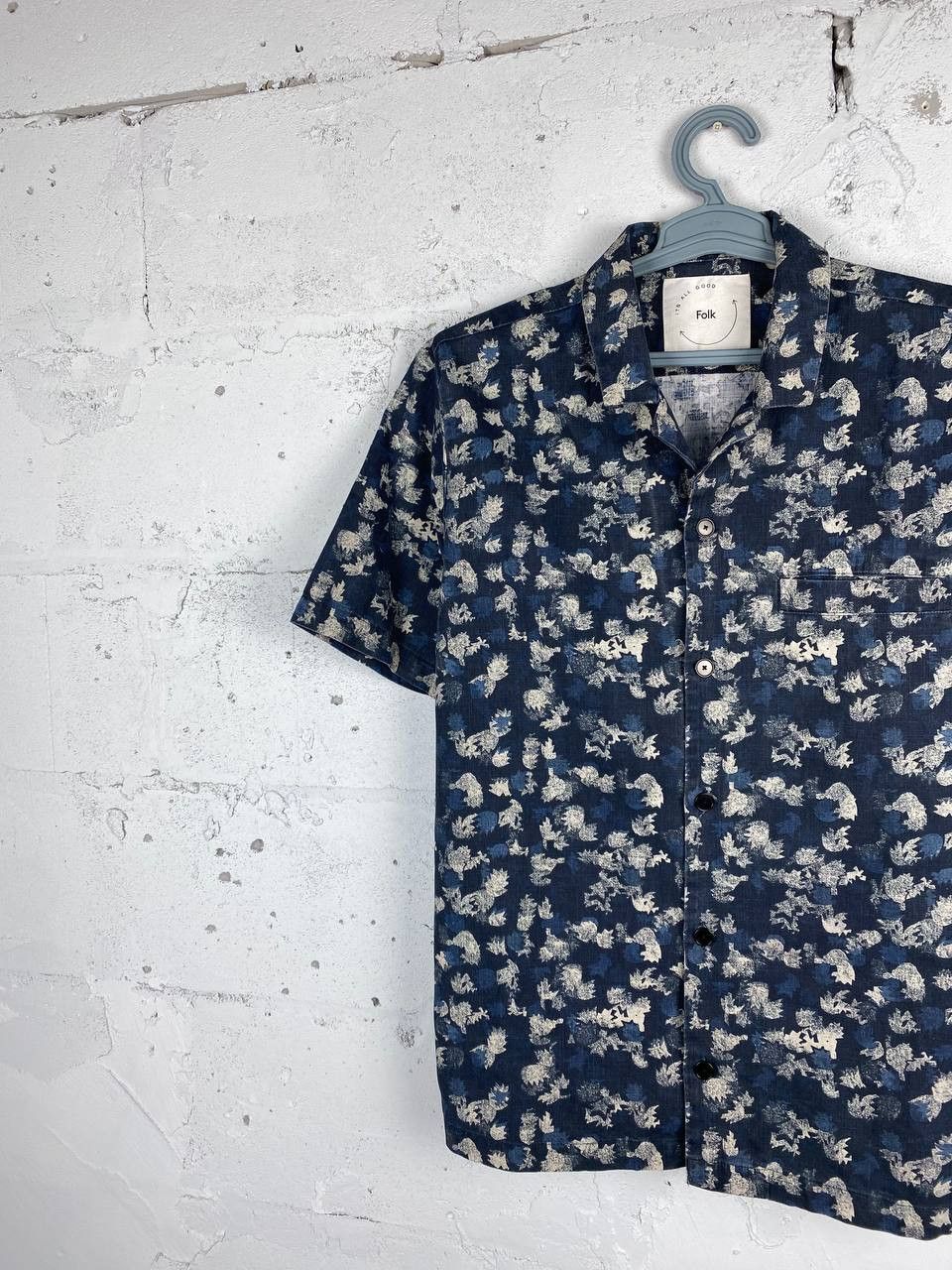 Folk Folk Organic Flower Print Hawaiian Camp Collar Shirt Size US XL / EU 56 / 4 - 3 Thumbnail