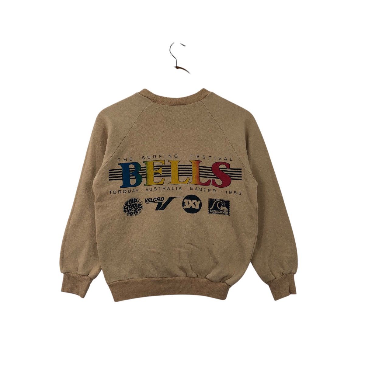 Quiksilver × Rip Curl × Vintage Vintage 1983 The SURFING FESTIVAL BELLS Crewneck Sweatshirt Size S / US 4 / IT 40 - 1 Thumbnail