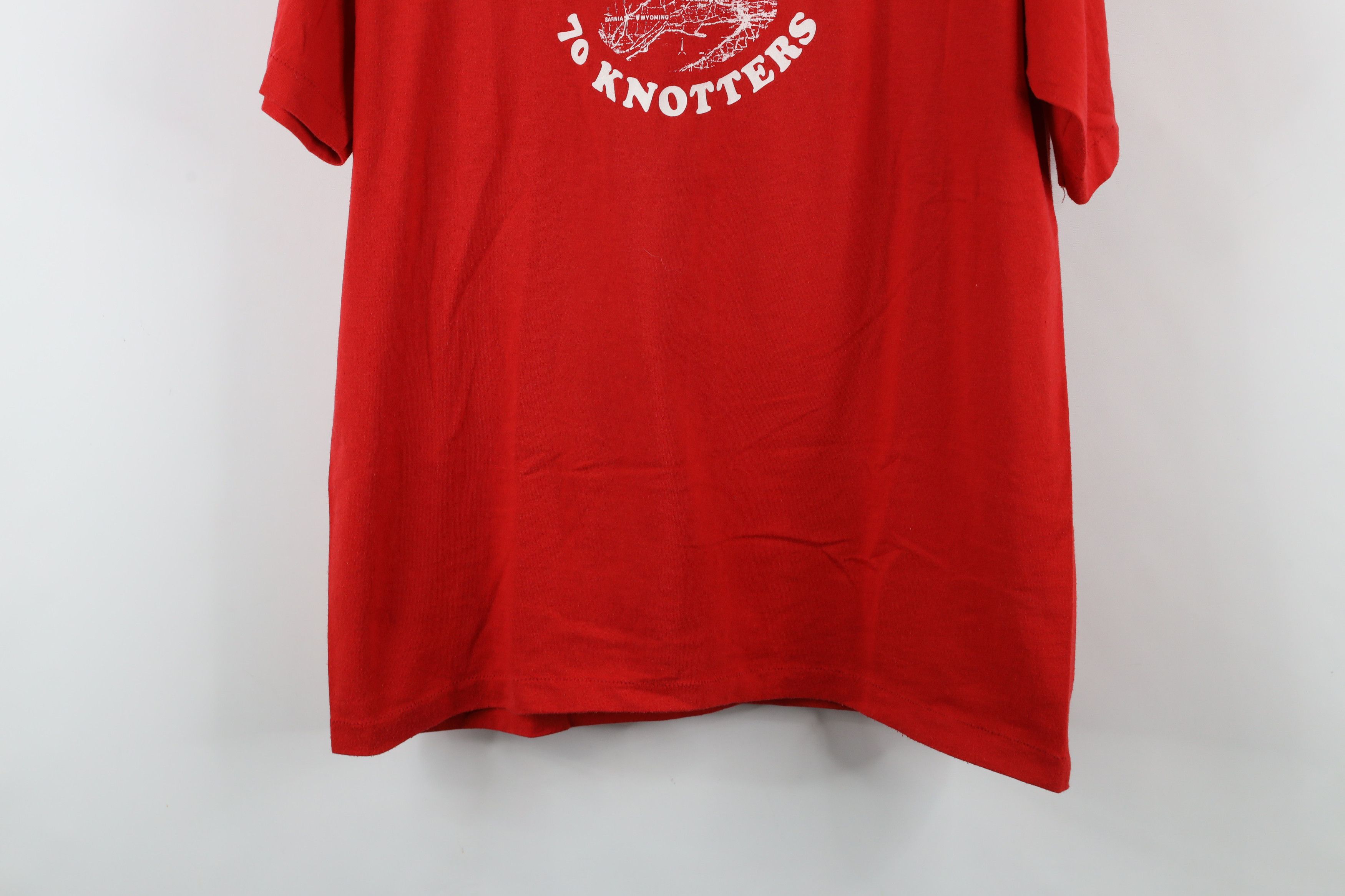 Vintage Vintage 80s 70 Knotters Ontario 1985 Airplane T-Shirt USA Size US XL / EU 56 / 4 - 3 Thumbnail