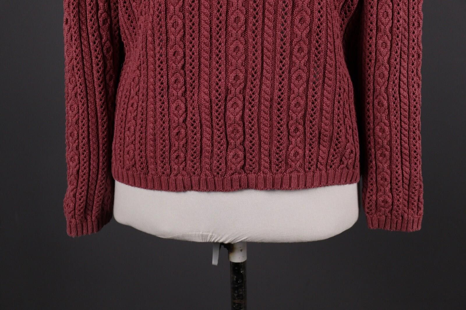 Lauren Ralph Lauren Lauren Ralph Lauren Cotton Cable Knit Sweater Size M Size M / US 6-8 / IT 42-44 - 10 Thumbnail