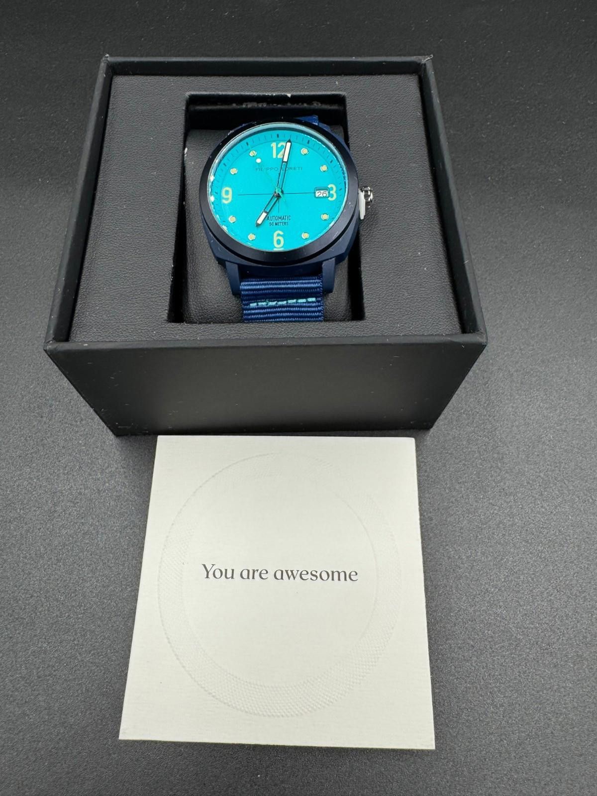 Other Filippo Loreti Folgore Ocean Automatic Turquoise Dial Recycl Size ONE SIZE - 3 Thumbnail