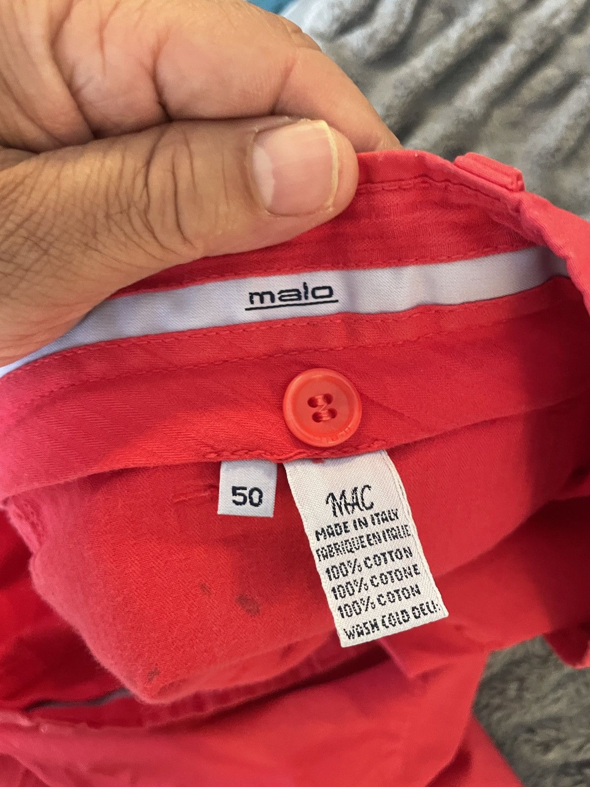 Malo MAC Cotton jeans (Bleached) Size US 34 / EU 50 - 8 Thumbnail