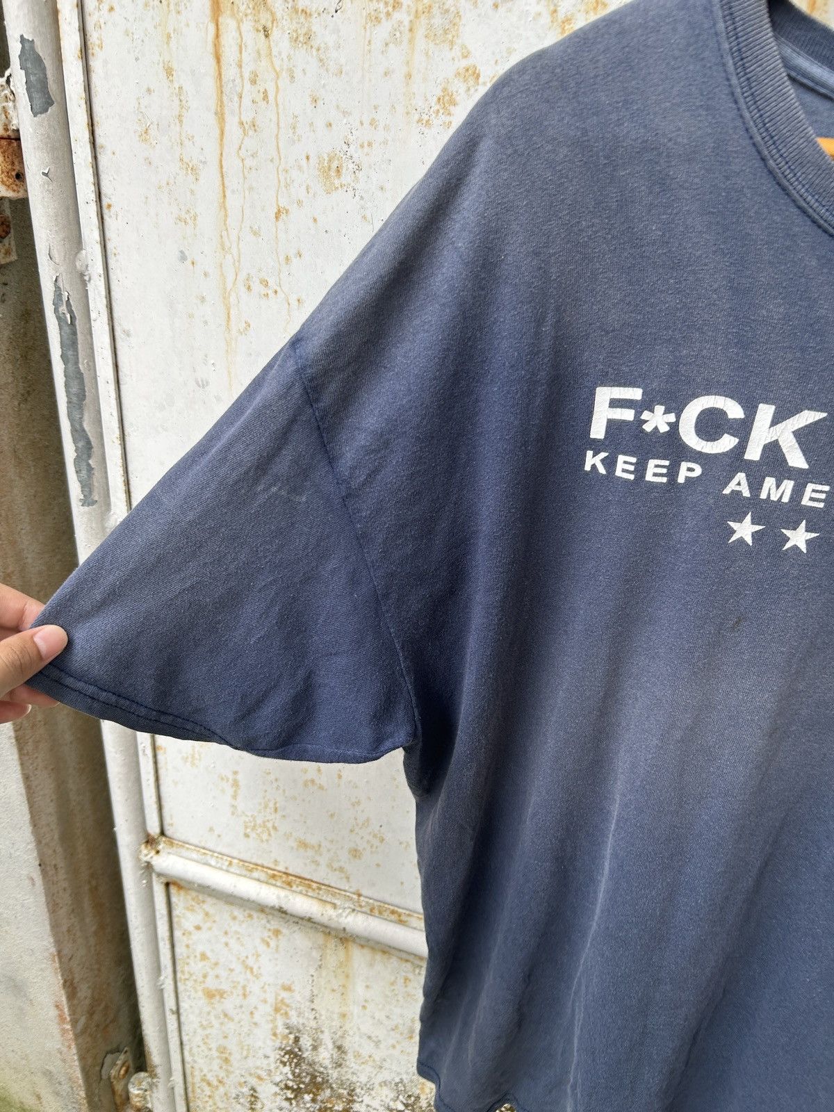 Vintage Trashed Distressed Sun Faded Erd grunge f*cktrum keepAmerica Size US M / EU 48-50 / 2 - 4 Thumbnail