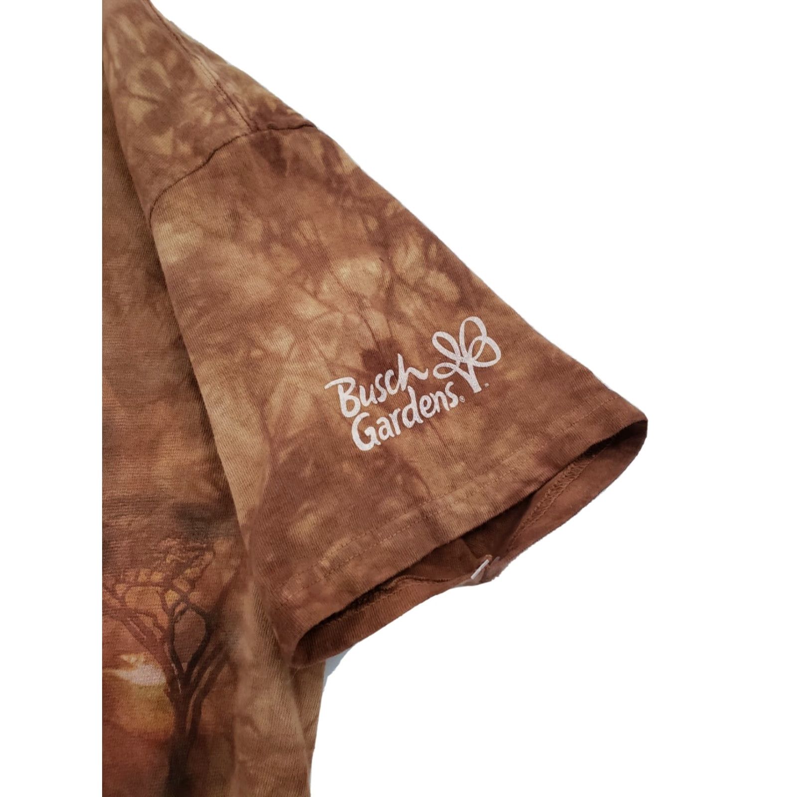 The Mountain VINTAGE The Mountain Giraffe Shirt Adult Medium Tie Dye Brown Florida Safari Graphic Mens Size US M / EU 48-50 / 2 - 6 Thumbnail