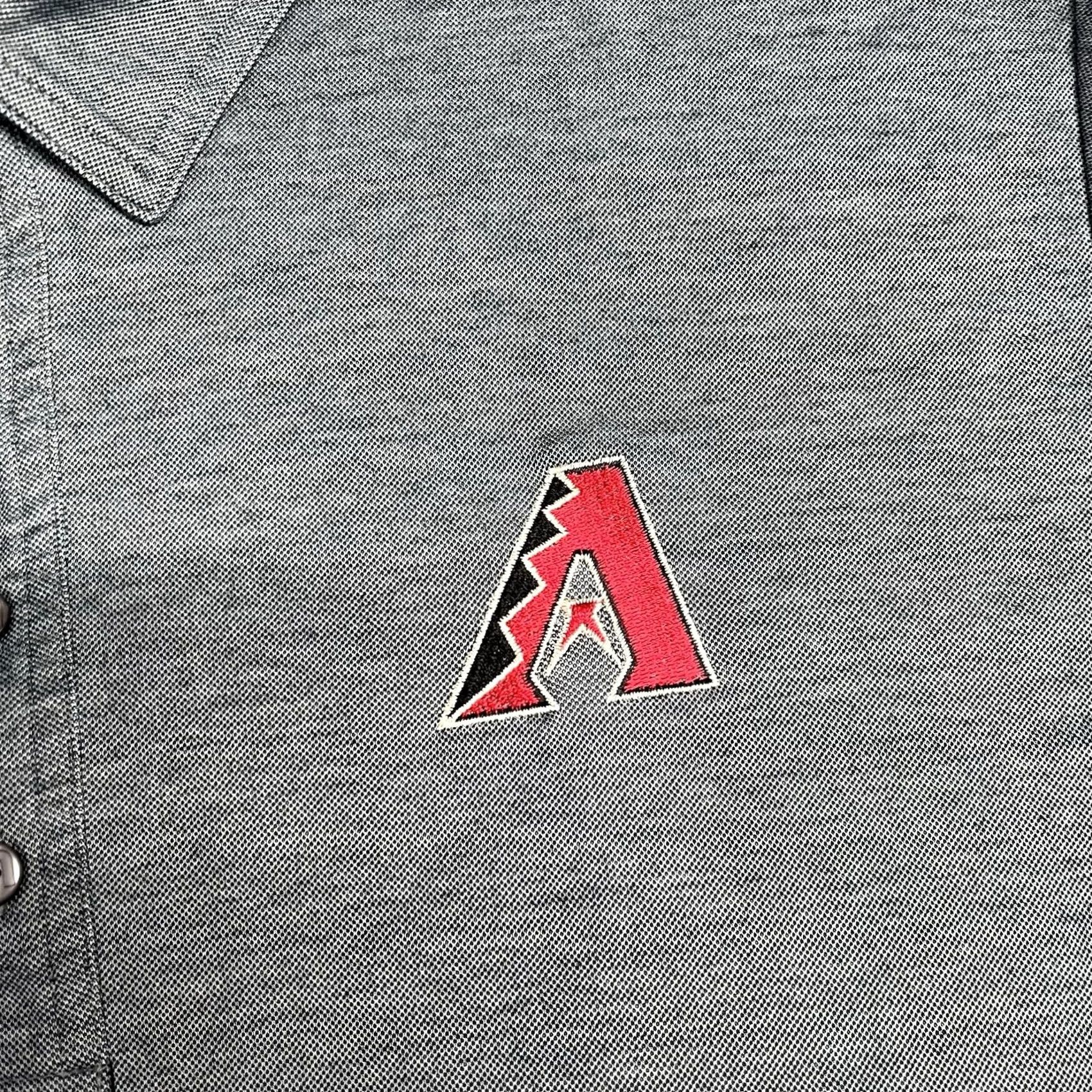 TravisMathew Travis Mathew Polo Shirt Mens XL Gray Arizona Diamondbacks Golf Short Sleeve Collared Button Embroidered Logo - MLB Logo, All Seasons, Stretch Shirt Size US XL / EU 56 / 4 - 6 Thumbnail