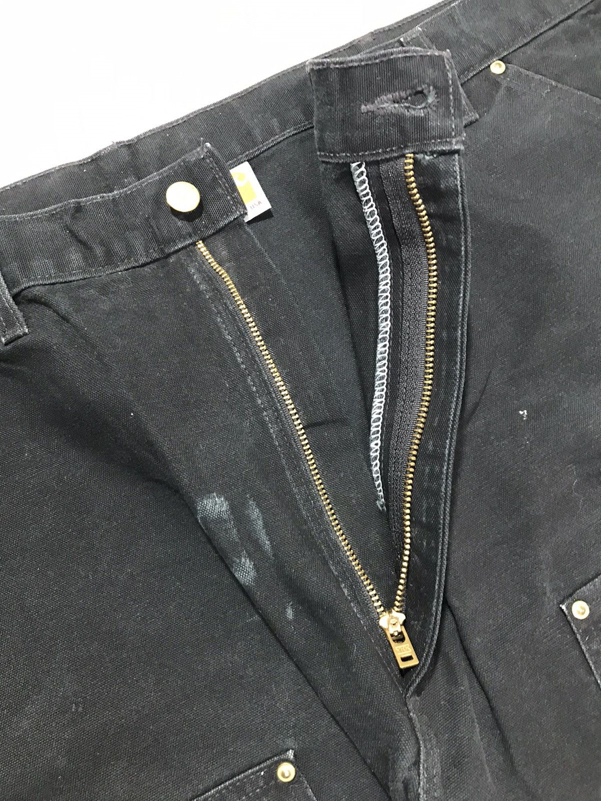 Carhartt Vintage Carhartt double knee damaged workwear denim 46x30 Size US 44 / EU 60 - 5 Thumbnail