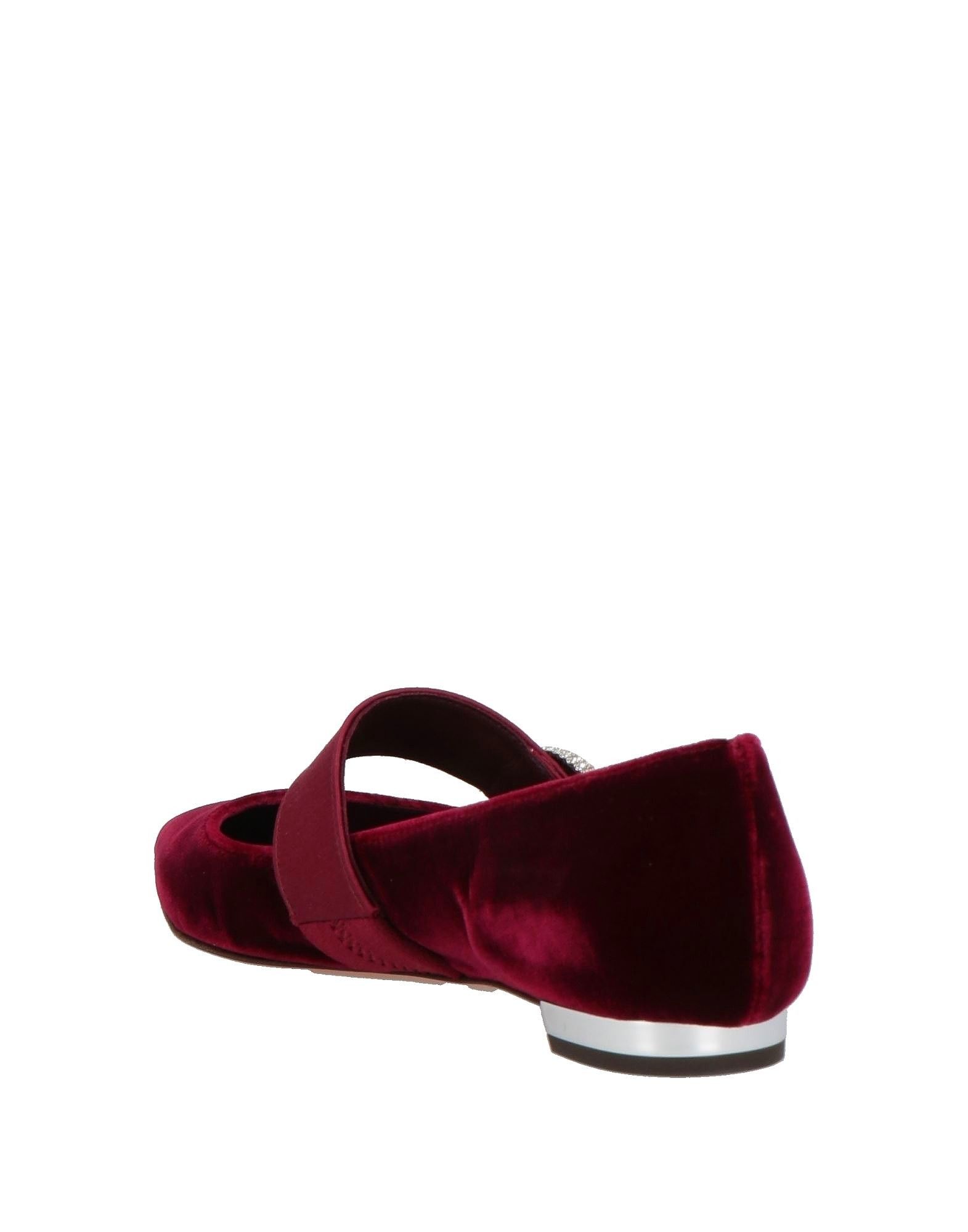 Aquazzura o1srvl11e1024 Flats in Red Size US 10 / IT 40 - 4 Thumbnail