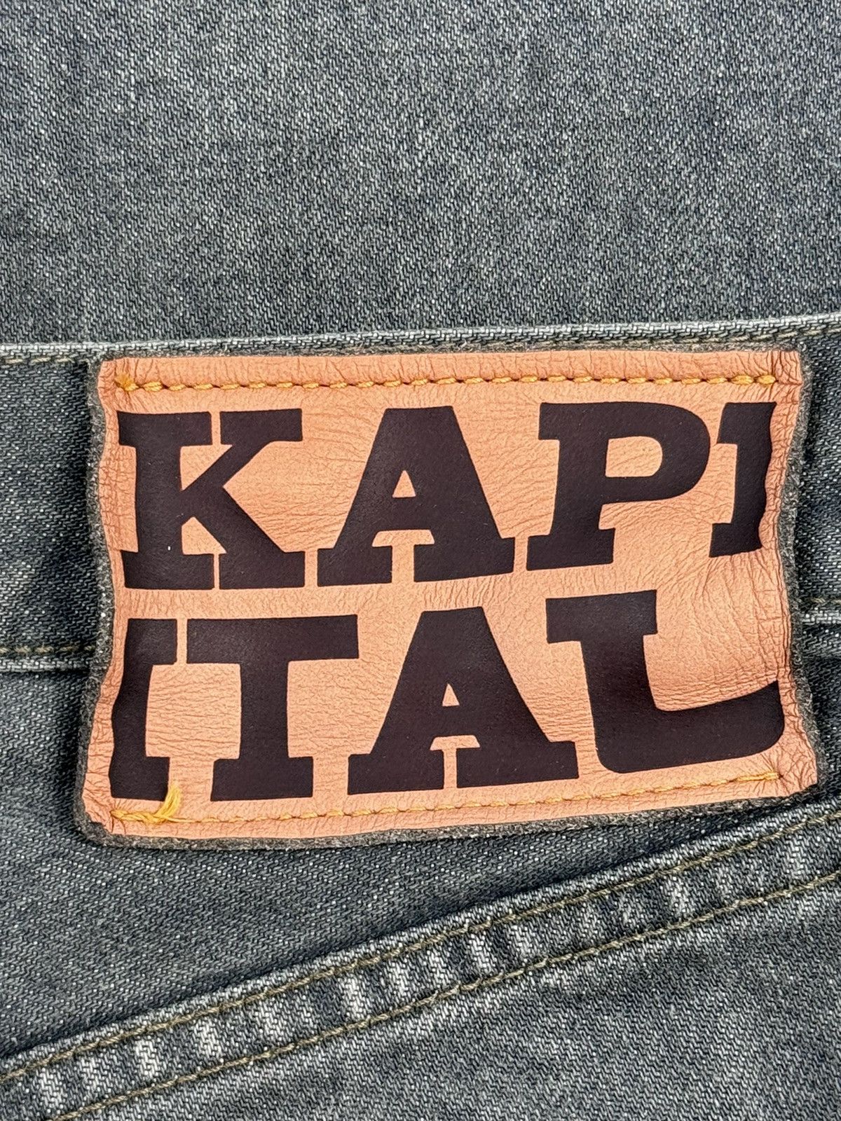 Kapital SLIM FIT EMBROIDERED DENIM JEANS Size US 38 / EU 54 - 11 Thumbnail
