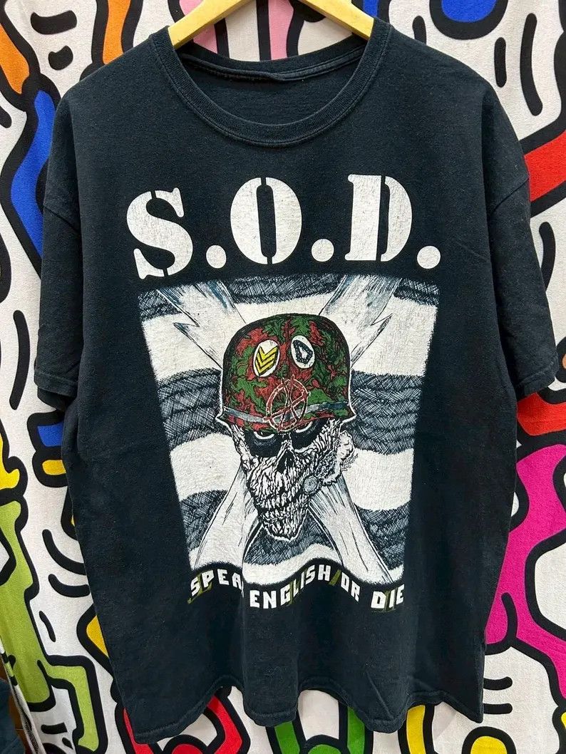 Vintage Vintage 2000s S.O.D. Band tshirt size XL Size US XL / EU 56 / 4 - 2 Thumbnail