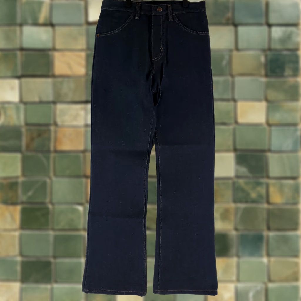 Sears VINTAGE Sears Roebucks Jeans Boots Cut Blue Made USA Mens 31x32 NWT 80s Deadstock Jeans VTG Shirt? Size US 31 - 1 Thumbnail