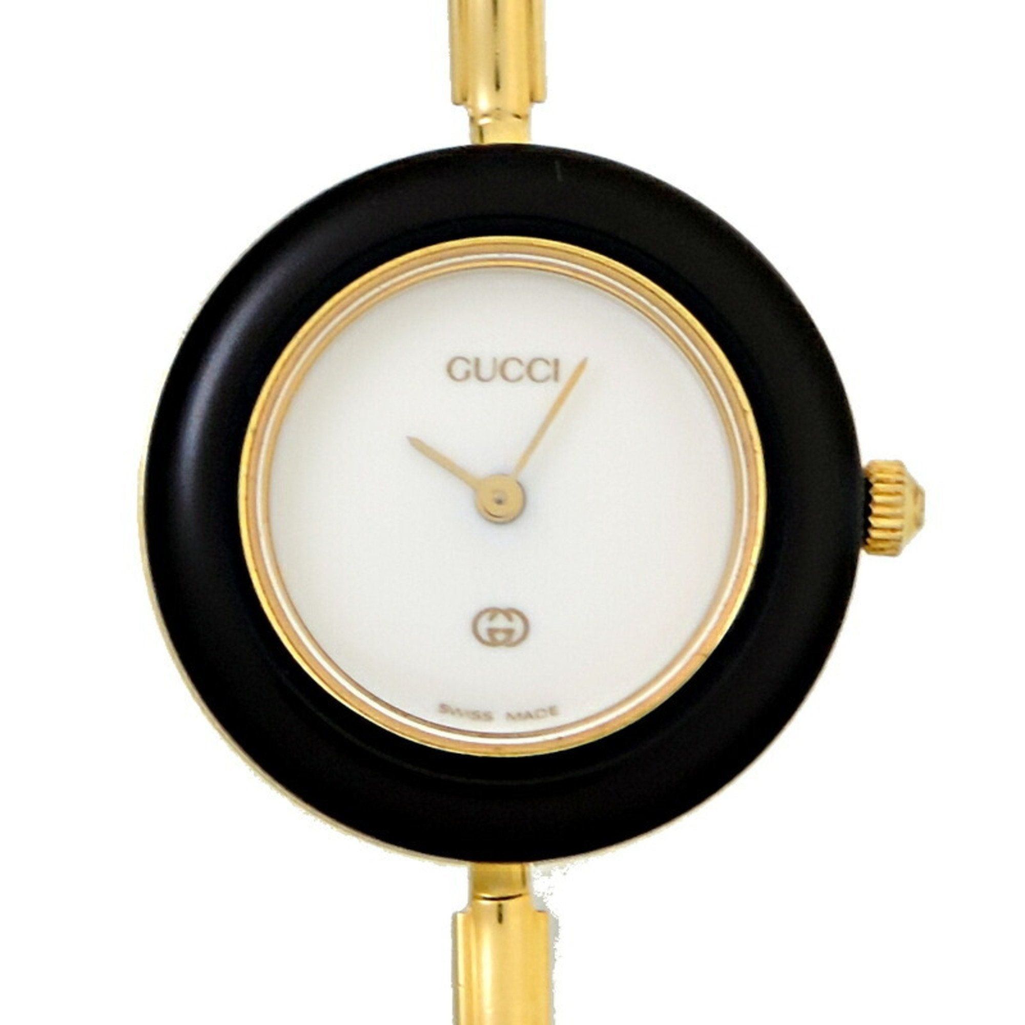 image of Gucci Change Bezel Watch Ladies 11/12 in White, Women's