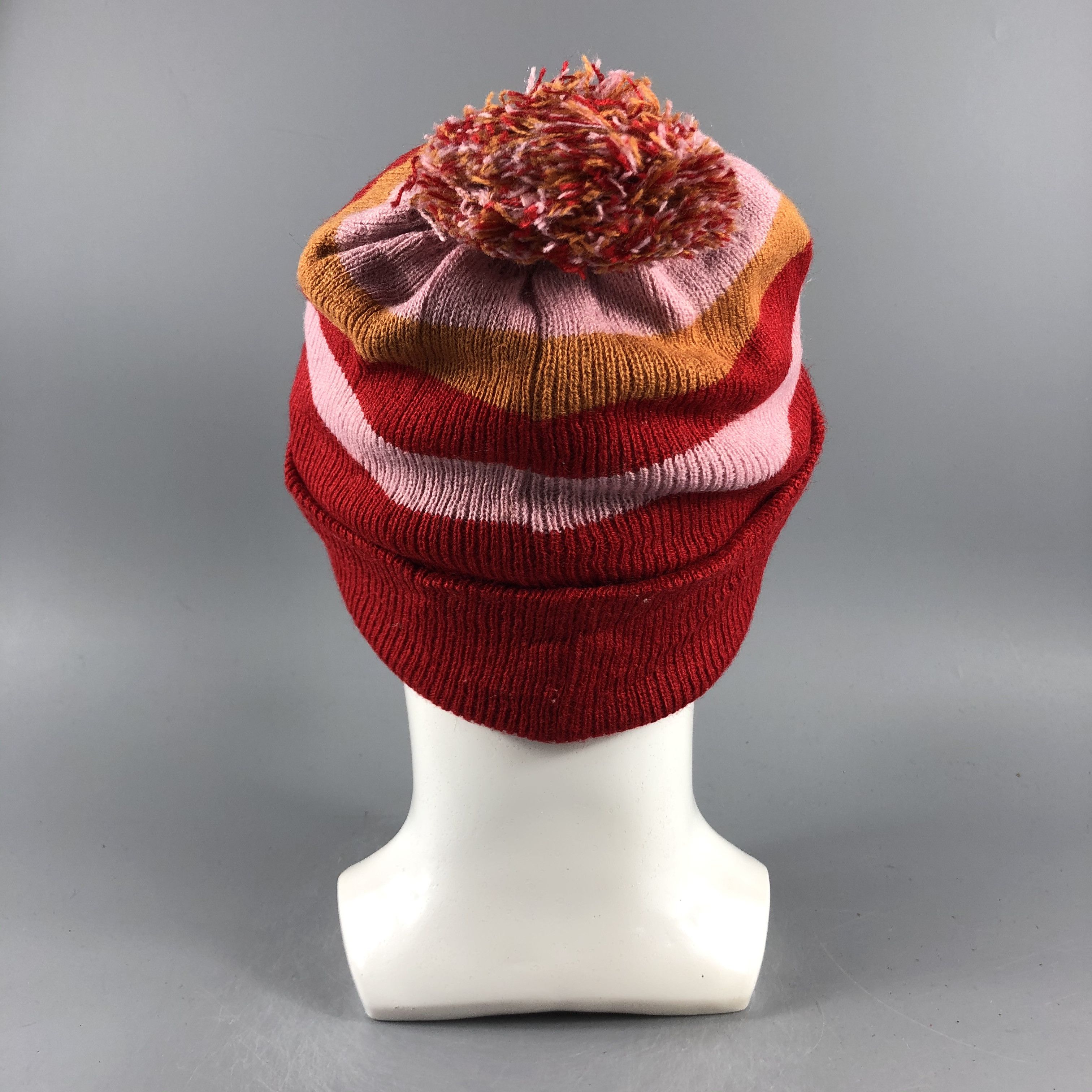 Japanese Brand × Vintage Womens Unknown Bobble Beanie Snow Hat Snow Cap -D378 Size ONE SIZE - 3 Thumbnail