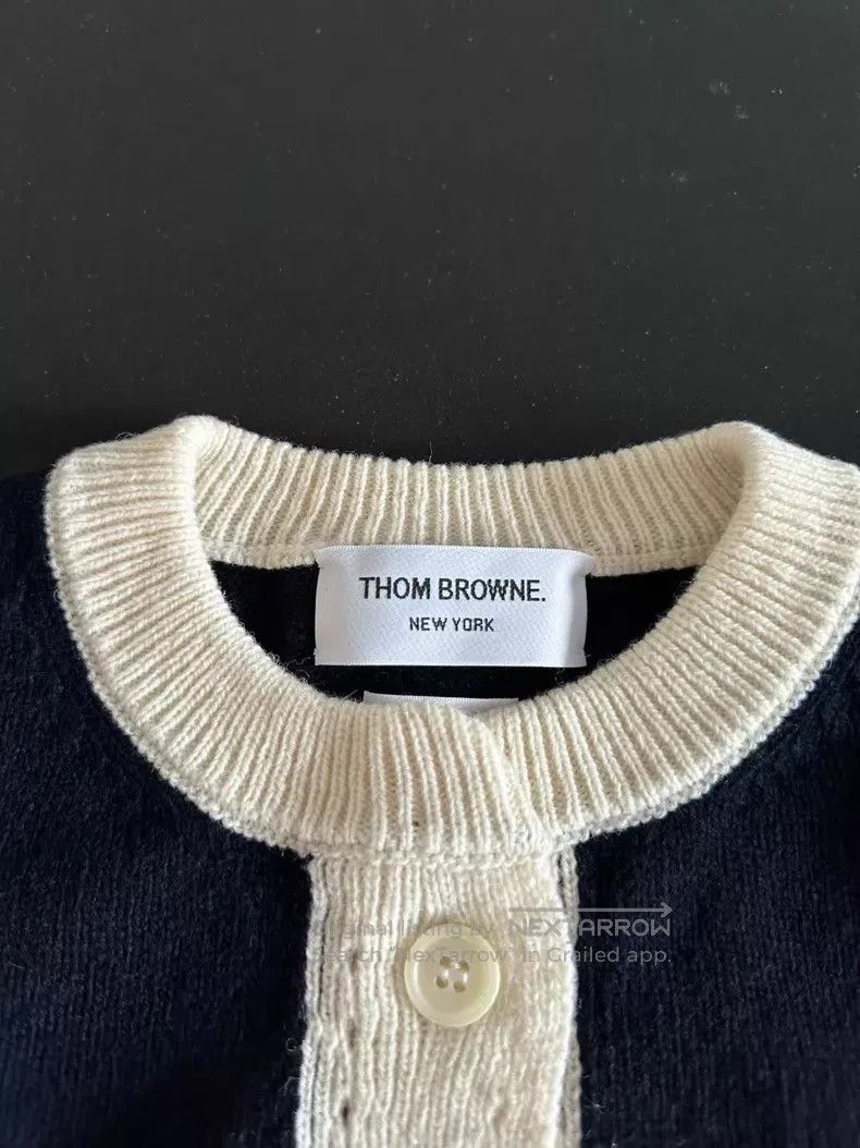 Thom Browne Thom Browne Color block wool cardigan jacket Size XS / US 0-2 / IT 36-38 - 3 Thumbnail