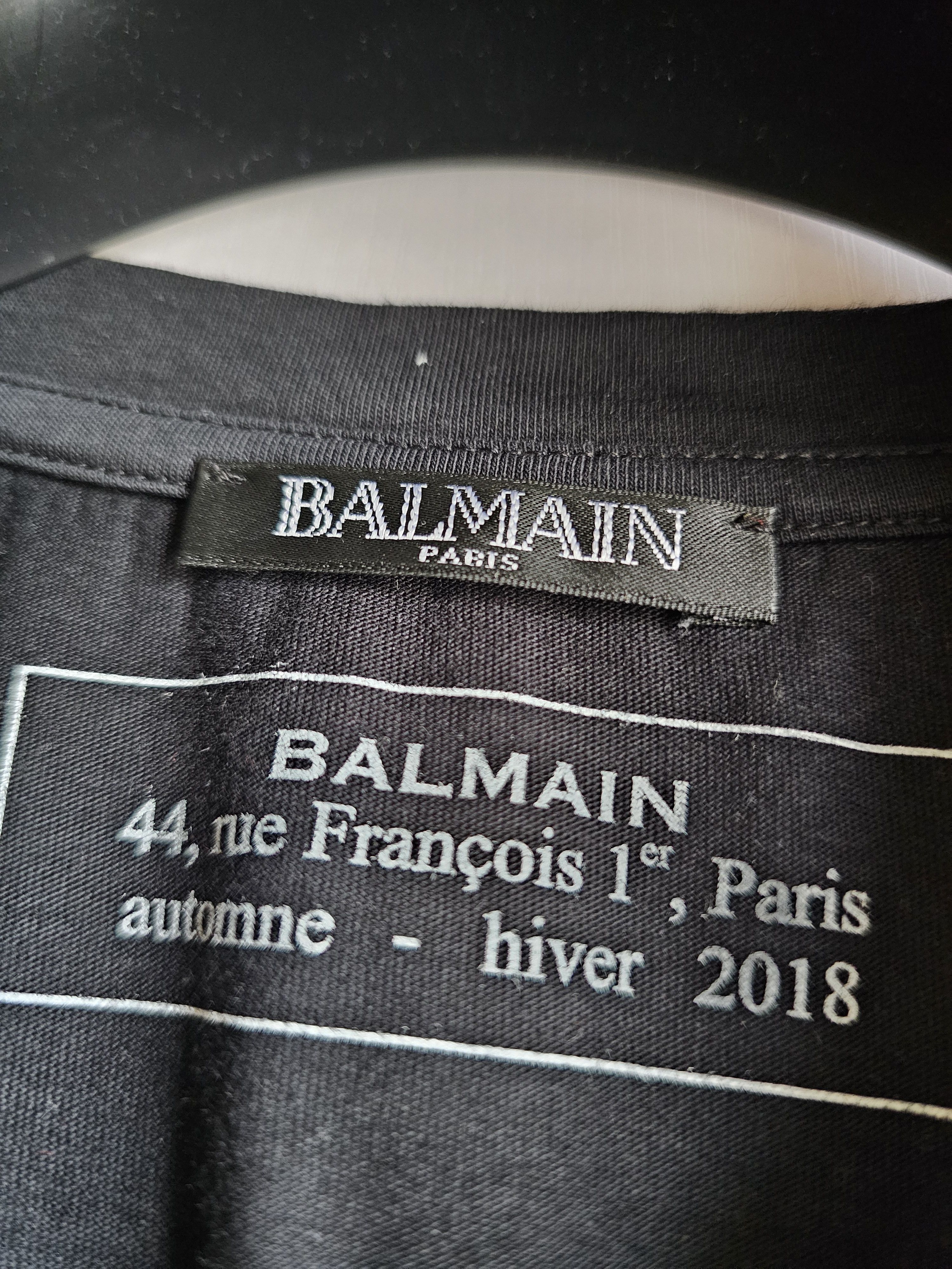 Balmain Balmain Men's Starry Sky Space T-shirts size XL Size US XL / EU 56 / 4 - 3 Thumbnail