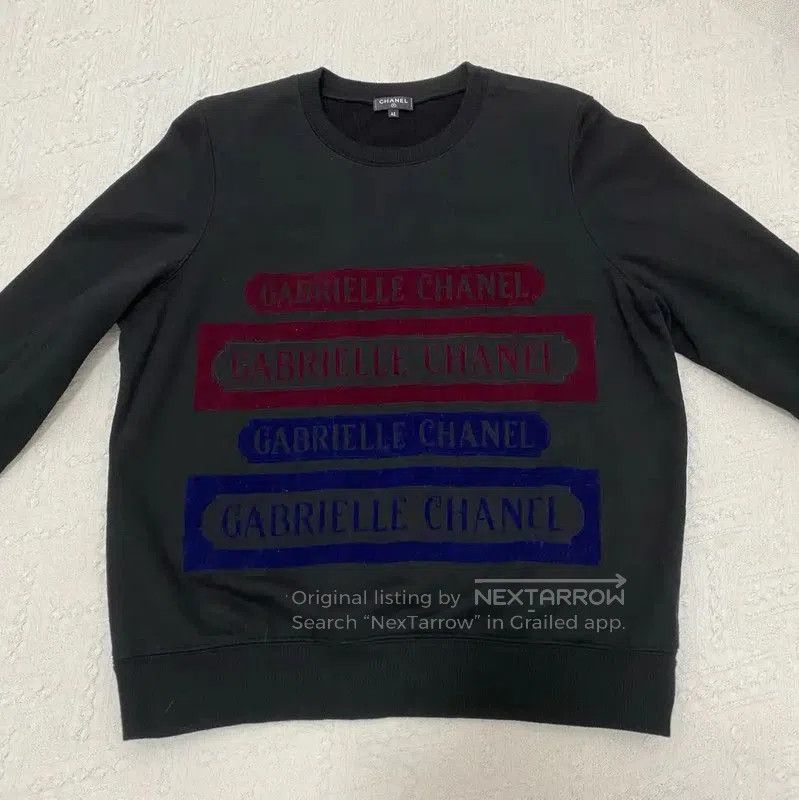 Chanel Chanel Black Long Sleeve Cotton Sweatshirt . Size L / US 10 / IT 46 - 2 Thumbnail