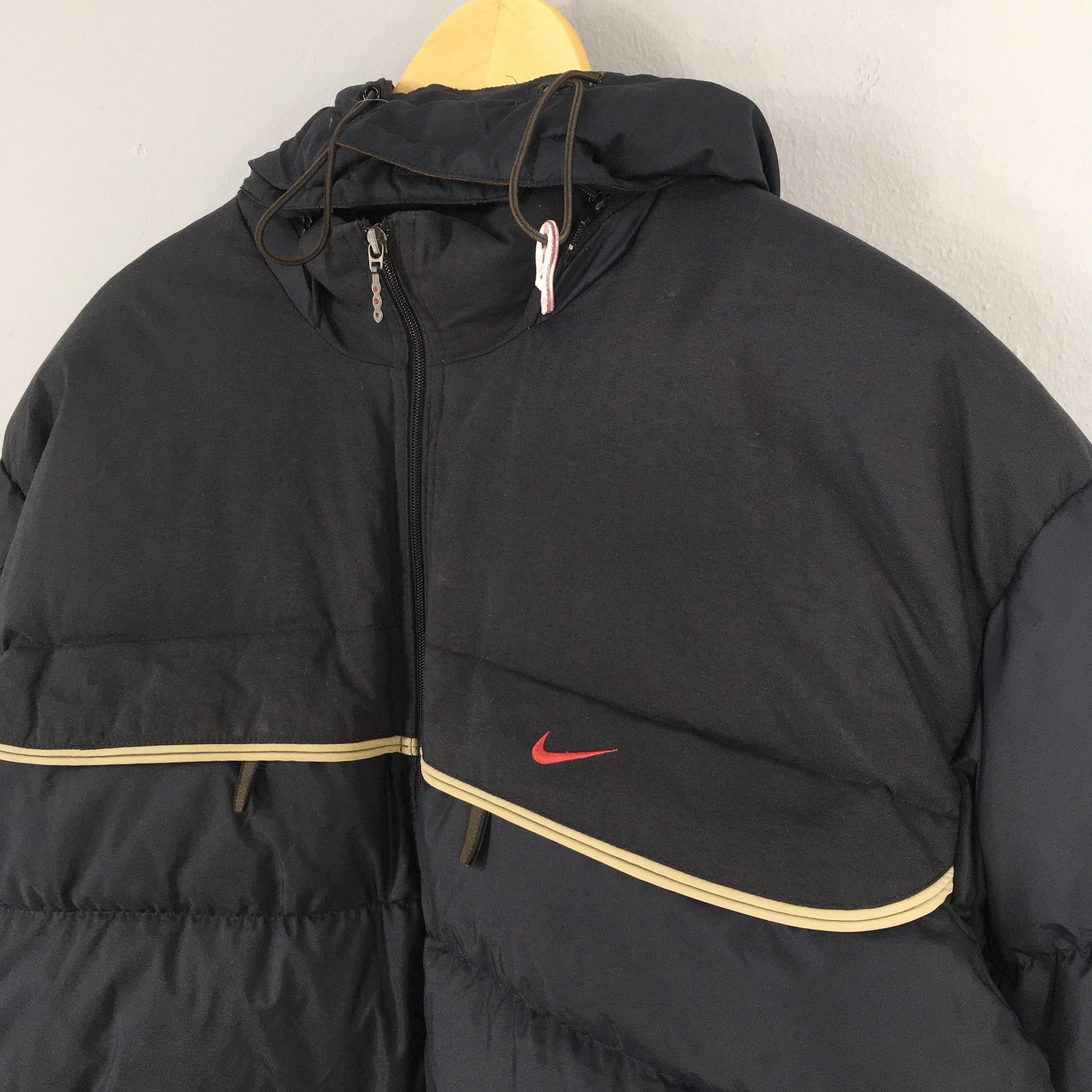 Nike Vintage Y2K Nike Swoosh Goose Down Puffer Jacket Large Size US L / EU 52-54 / 3 - 3 Thumbnail