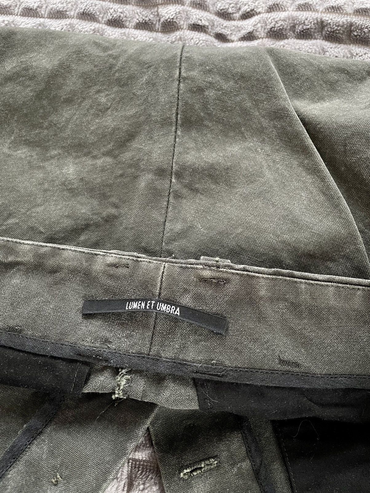 Lumen Et Umbra Lumen et Umbra Cold Dyed Zip Pant Trousers Size 48 Size US 32 / EU 48 - 12 Thumbnail