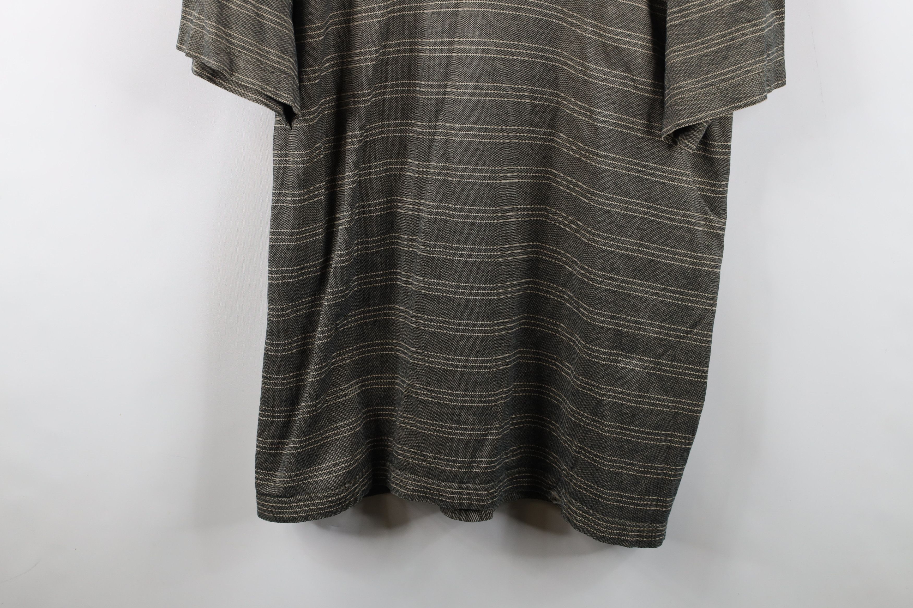 Vintage Vintage 90s Streetwear Striped Knit Collared Golf Polo Shirt Size US XL / EU 56 / 4 - 3 Thumbnail