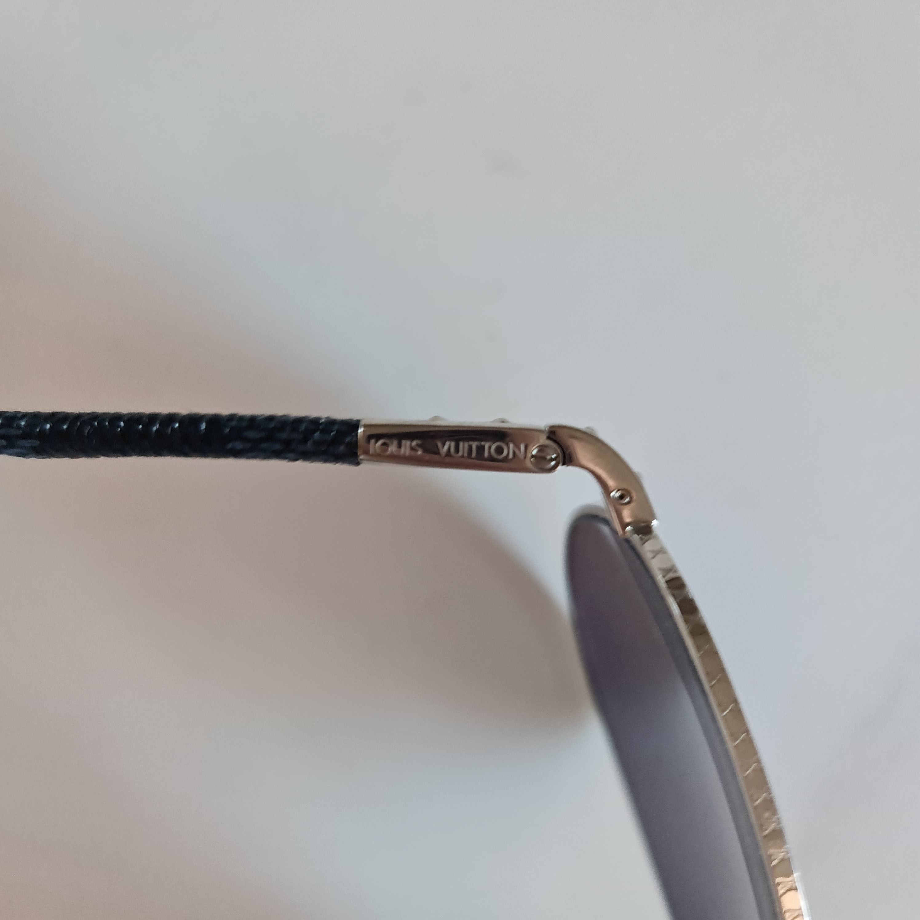 Louis Vuitton Blue Lense Conspiration Pilote Sunglasses